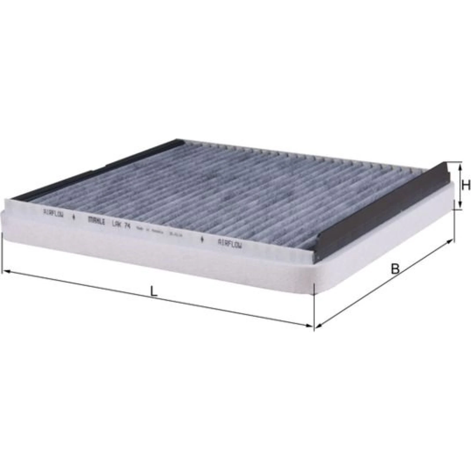 MAHLE Filter, Innenraumluft LAK 74