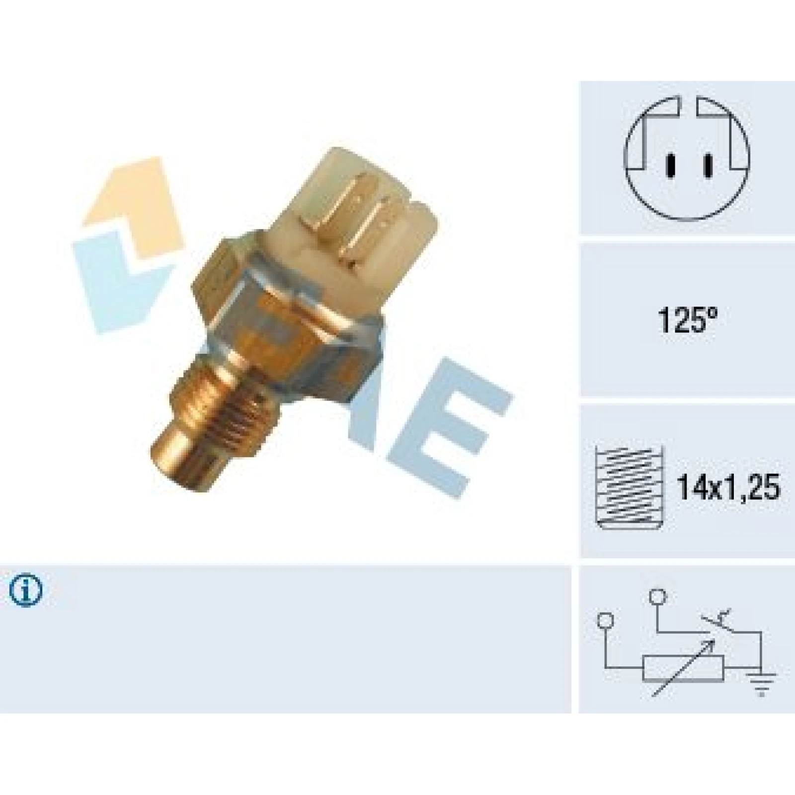 FAE Sensor, Kühlmitteltemperatur 34040