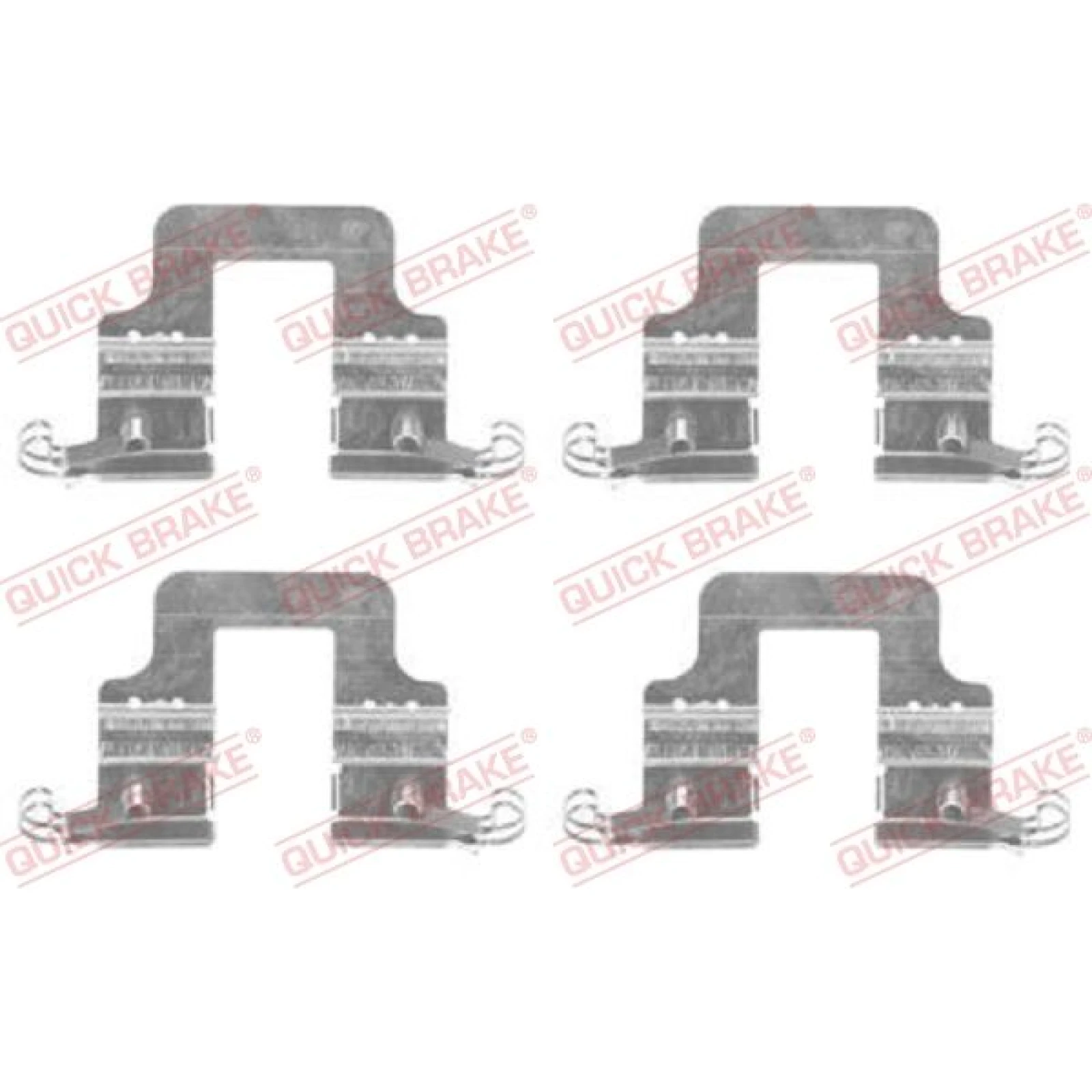 Quick Brake Montagesatz für Bremsbeläge 109-1766