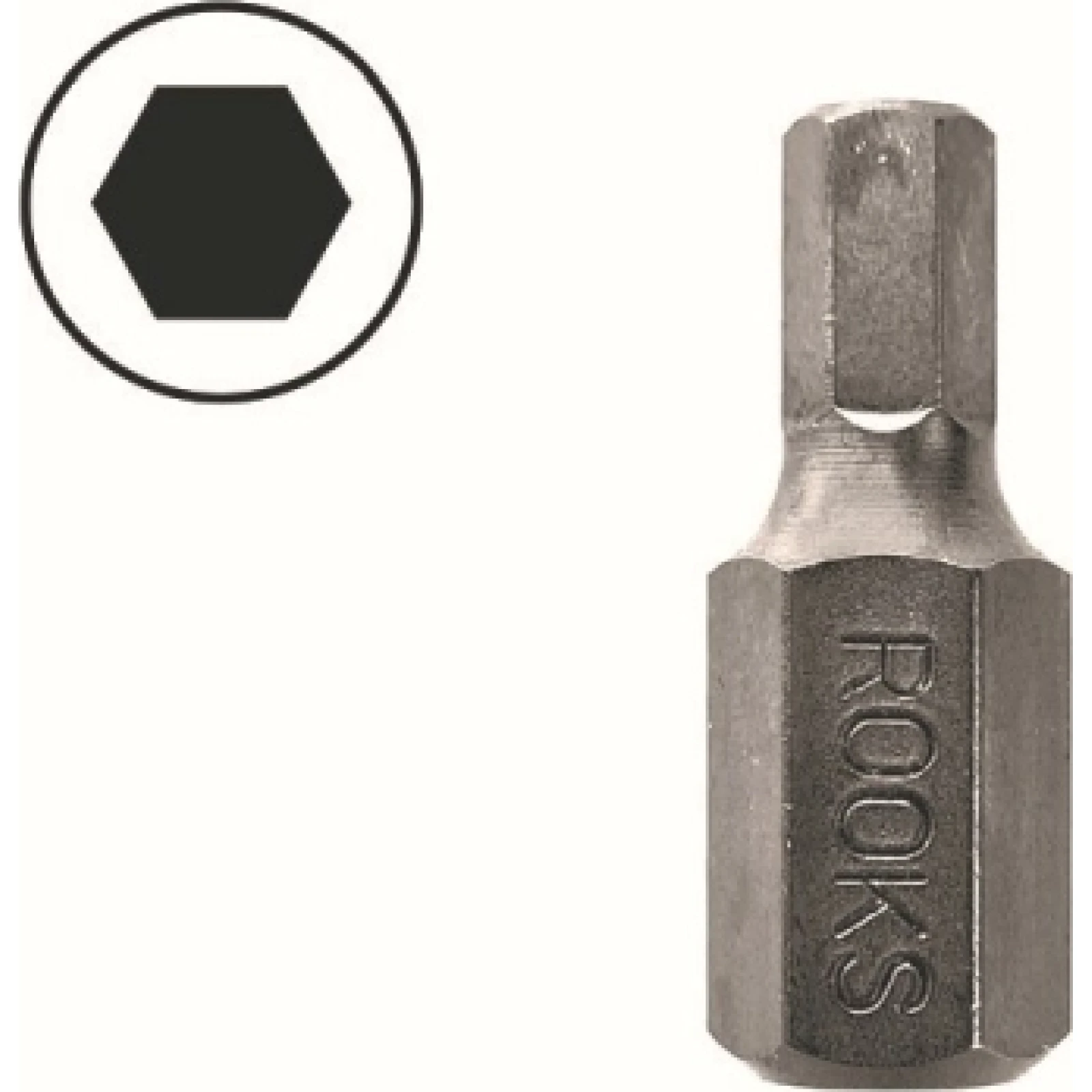 ROOKS Bit 10 mm (3/8), Hex 12 mm X 30 mm, 20 Stk., 73Mov5-2 (S2) 171225