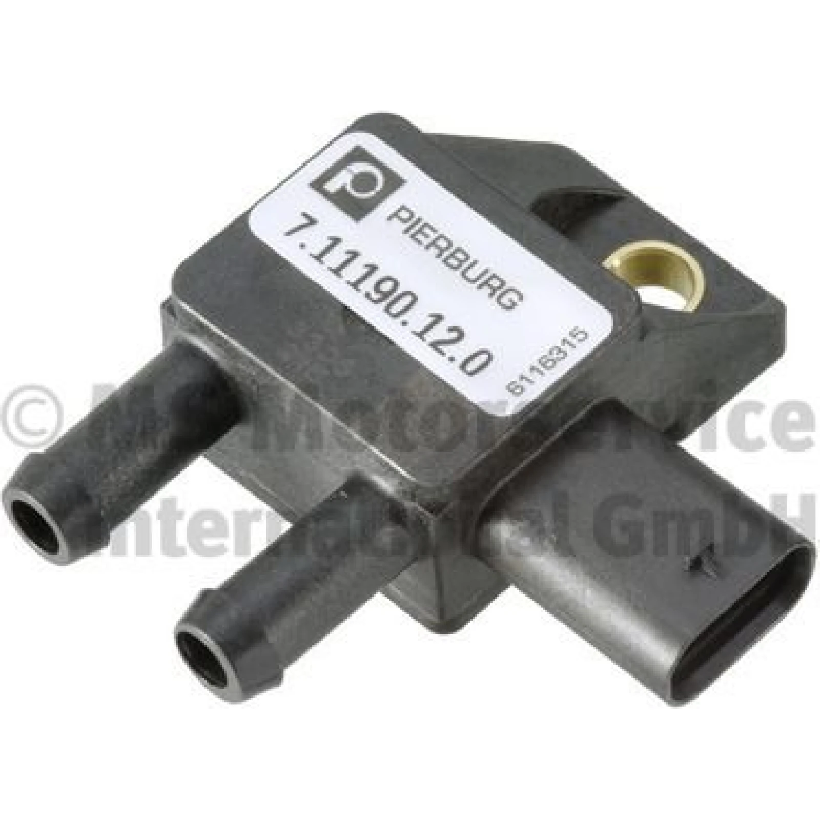 PIERBURG Sensor, Abgasdruck 7.11190.12.0