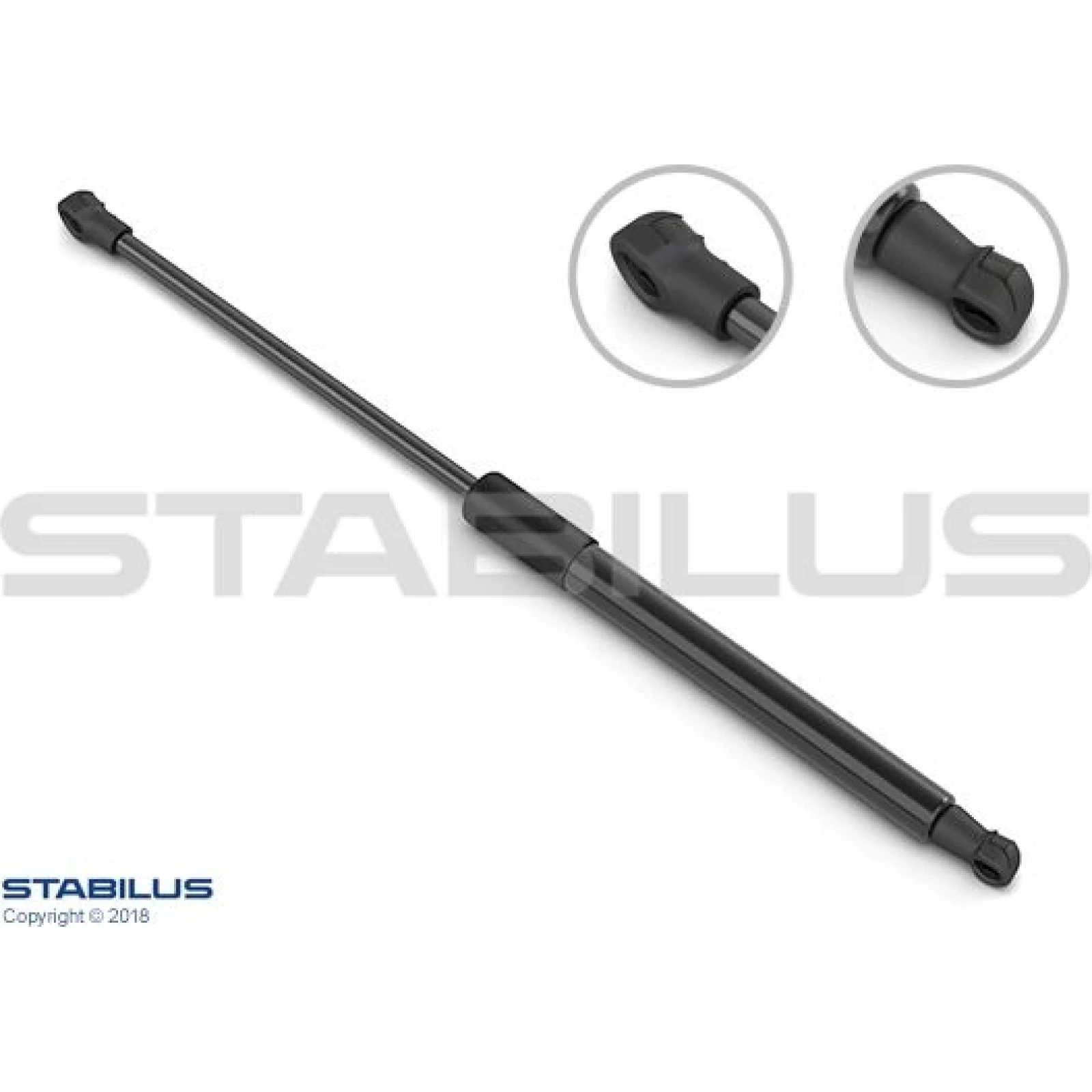 Gasfeder, Hinten L 437 525N 537288