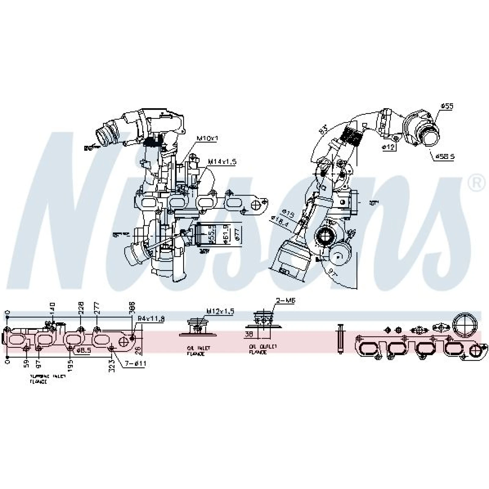 Nissens Turbo 93516