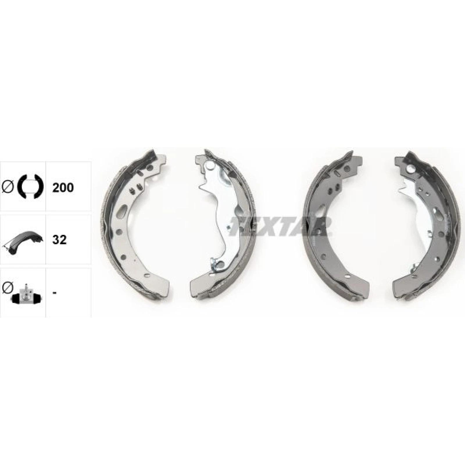 Bremsbacken Mazda 2 07 91072100