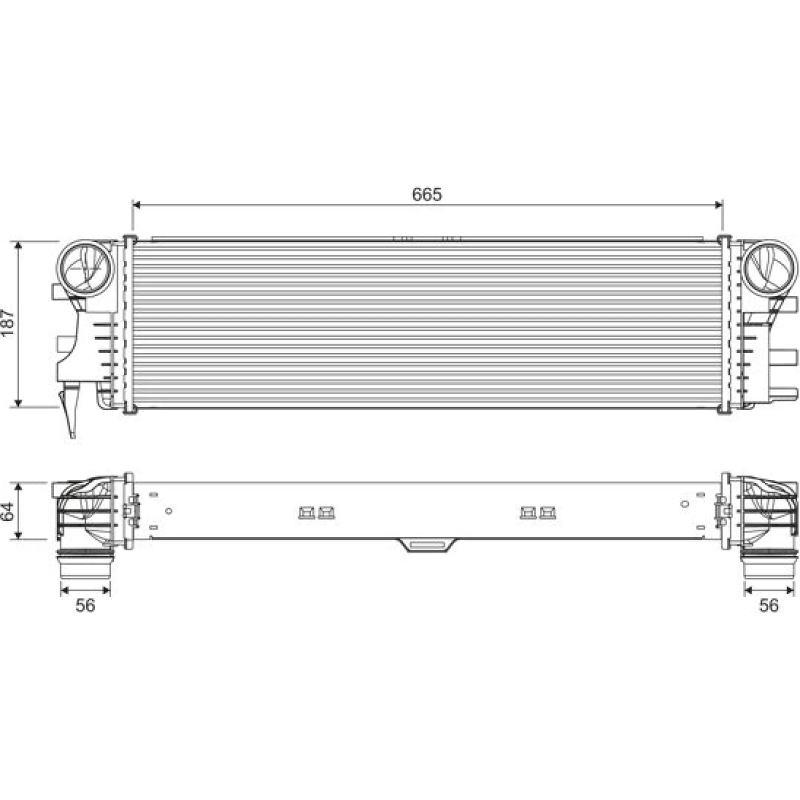 Ladeluftkühler 818311
