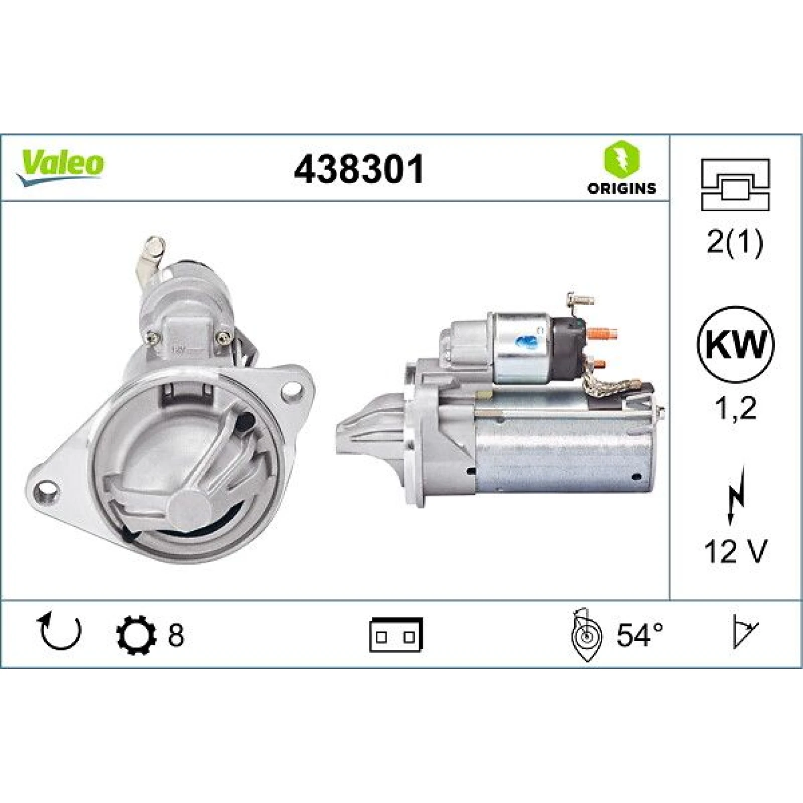 Anlasser 438301