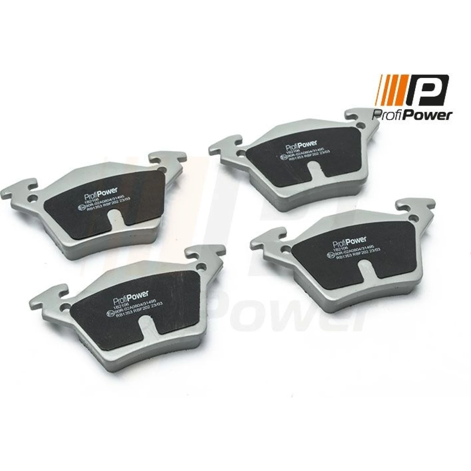 PROFIPOWER Bremsbelagsatz, Scheibenbremse 1B2106