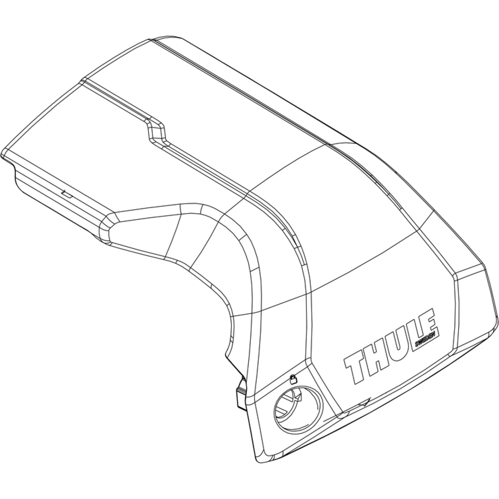 Thule Edge Flush Rail- Front cover R 1500054246
