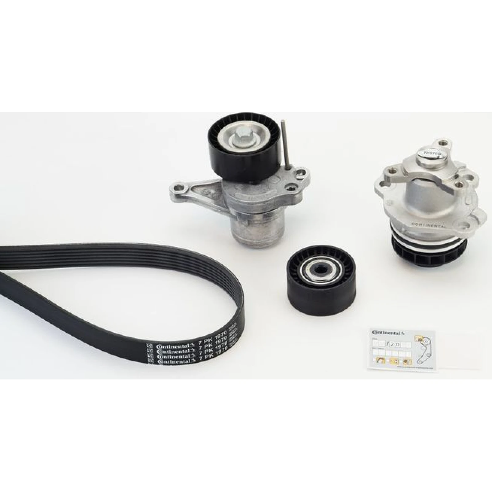 CONTINENTAL CTAM Wasserpumpe + Keilrippenriemensatz 7PK1970WP1