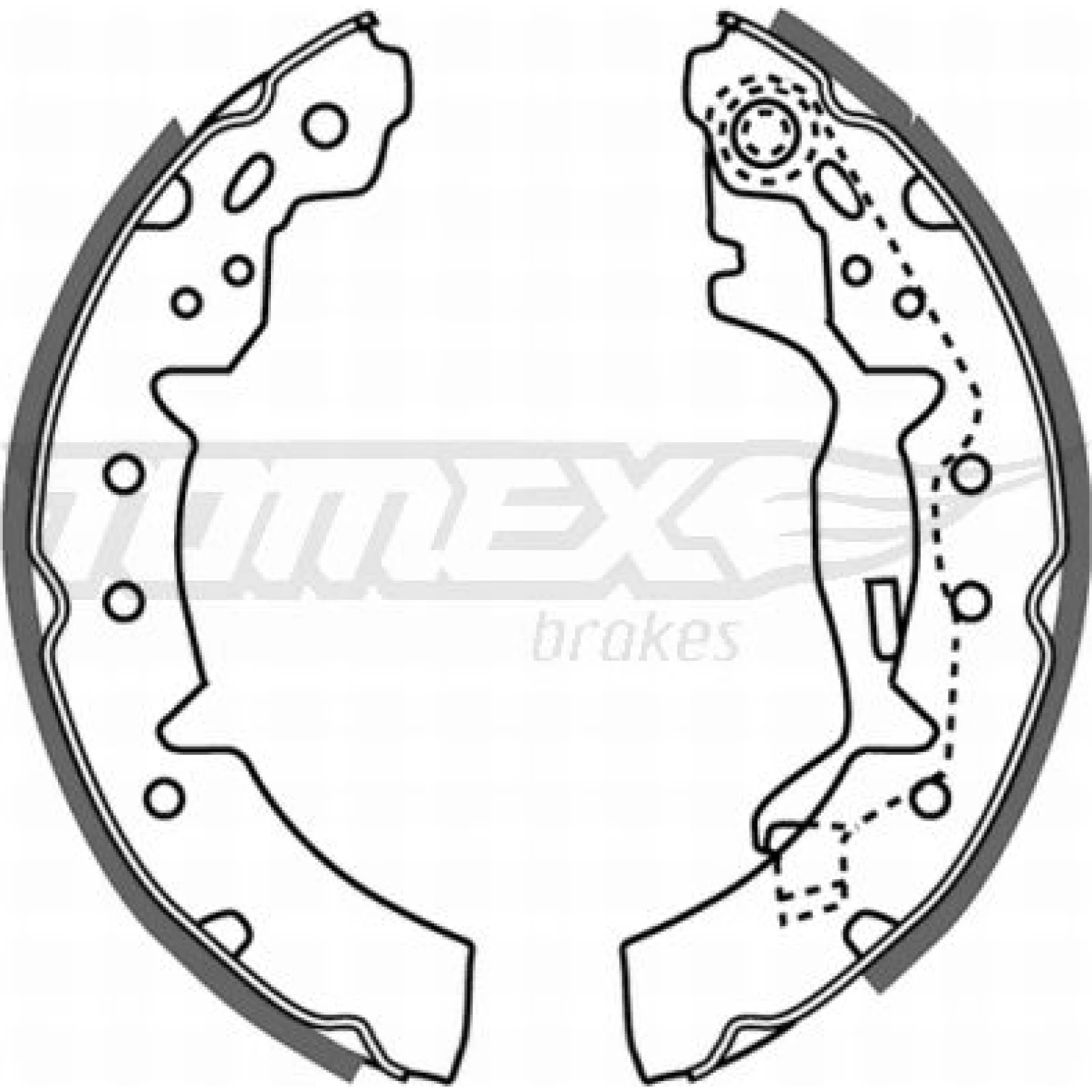 TOMEX brakes Bremsbackensatz TX 21-06