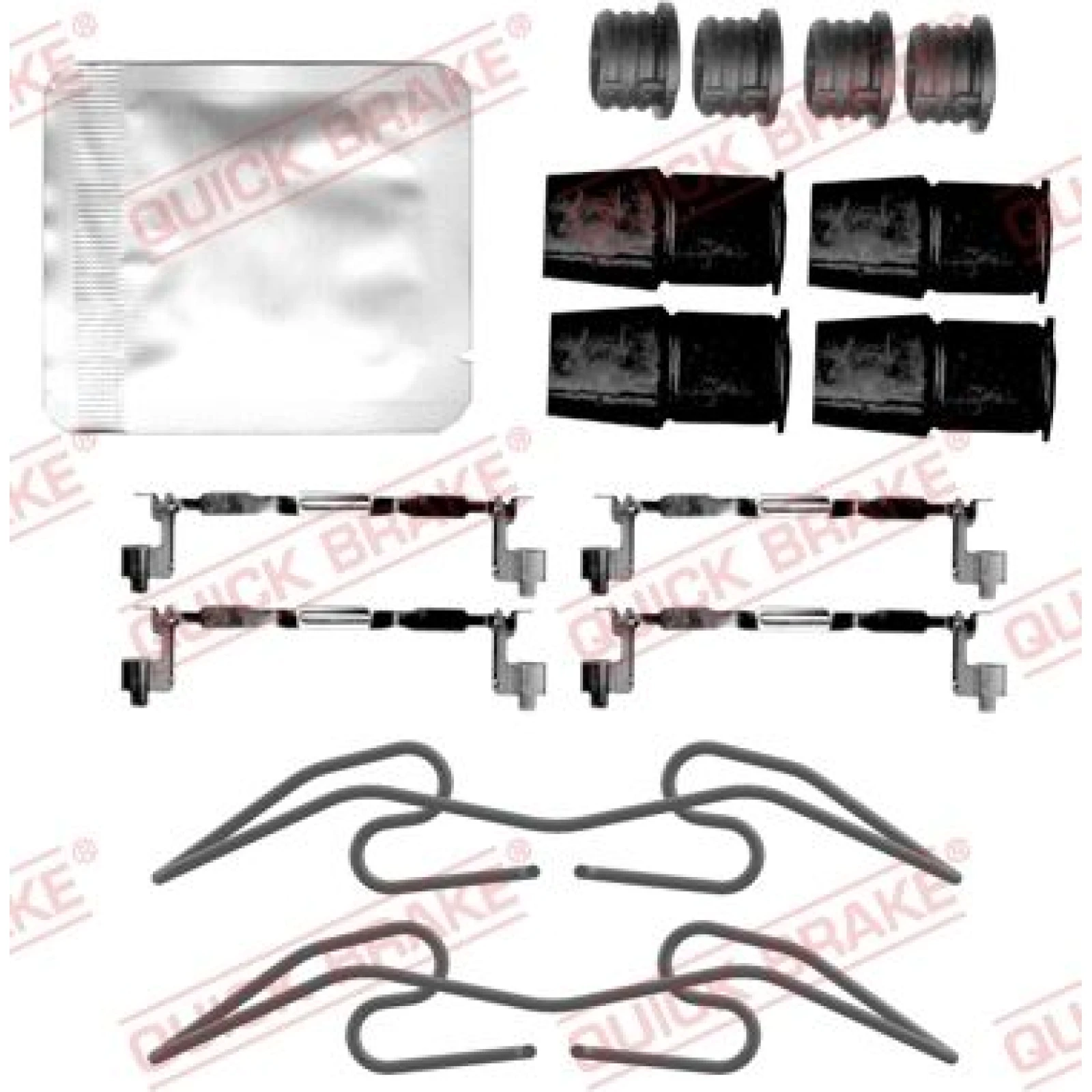Quick Brake Zusatzsatz für Scheibenbremsbeläge 109-0133