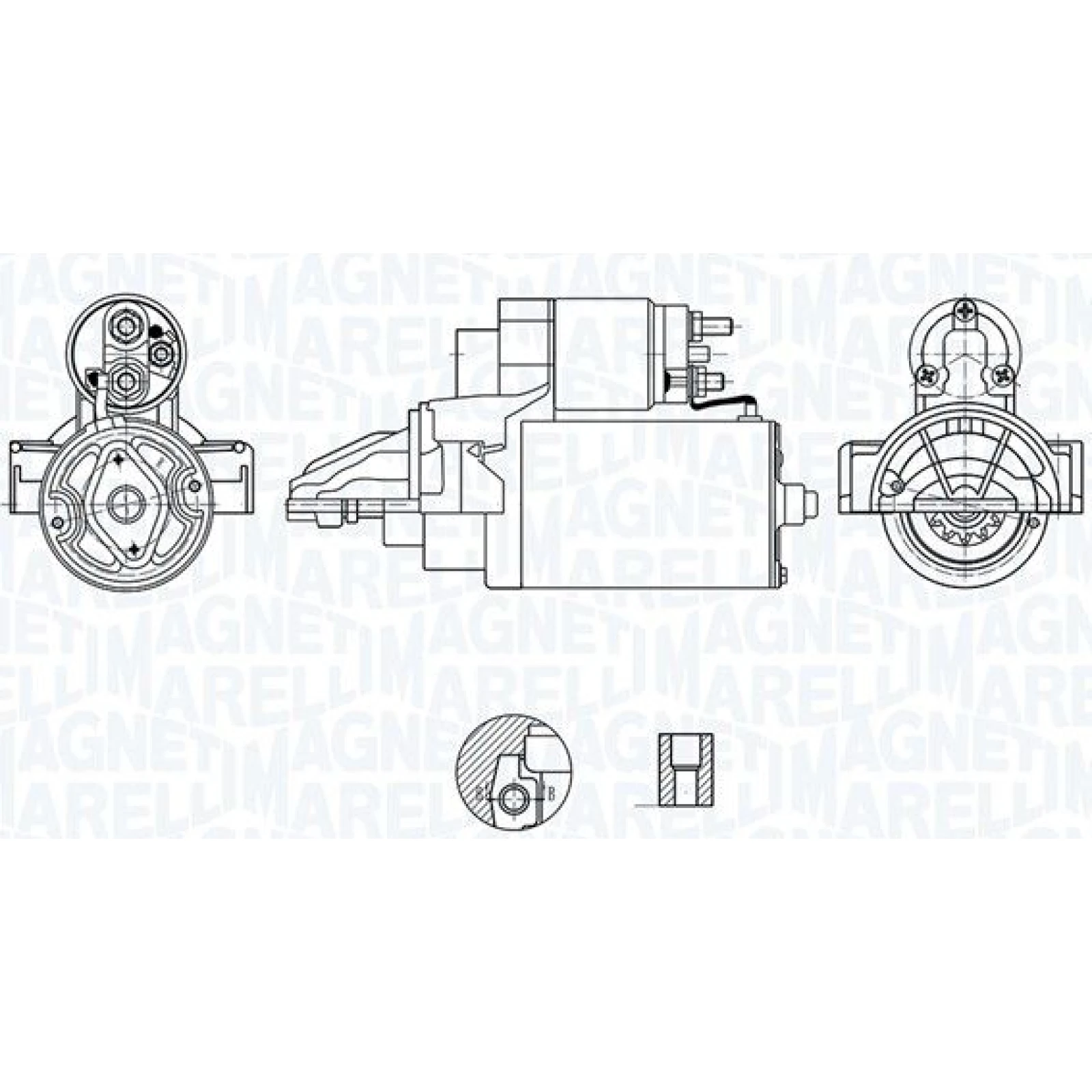 MAGNETI MARELLI Anlasser 063721421010