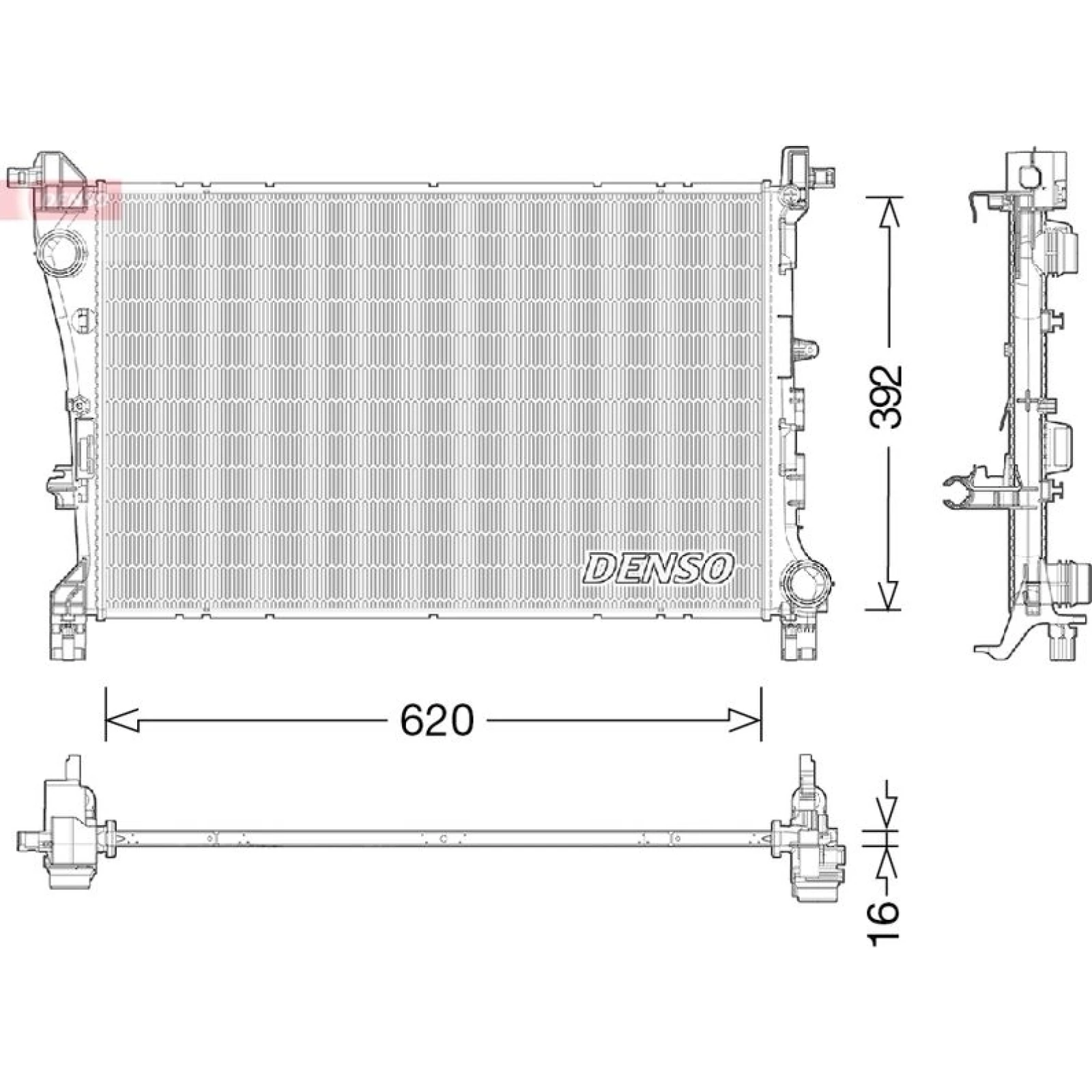DENSO Motorkühler DRM09046