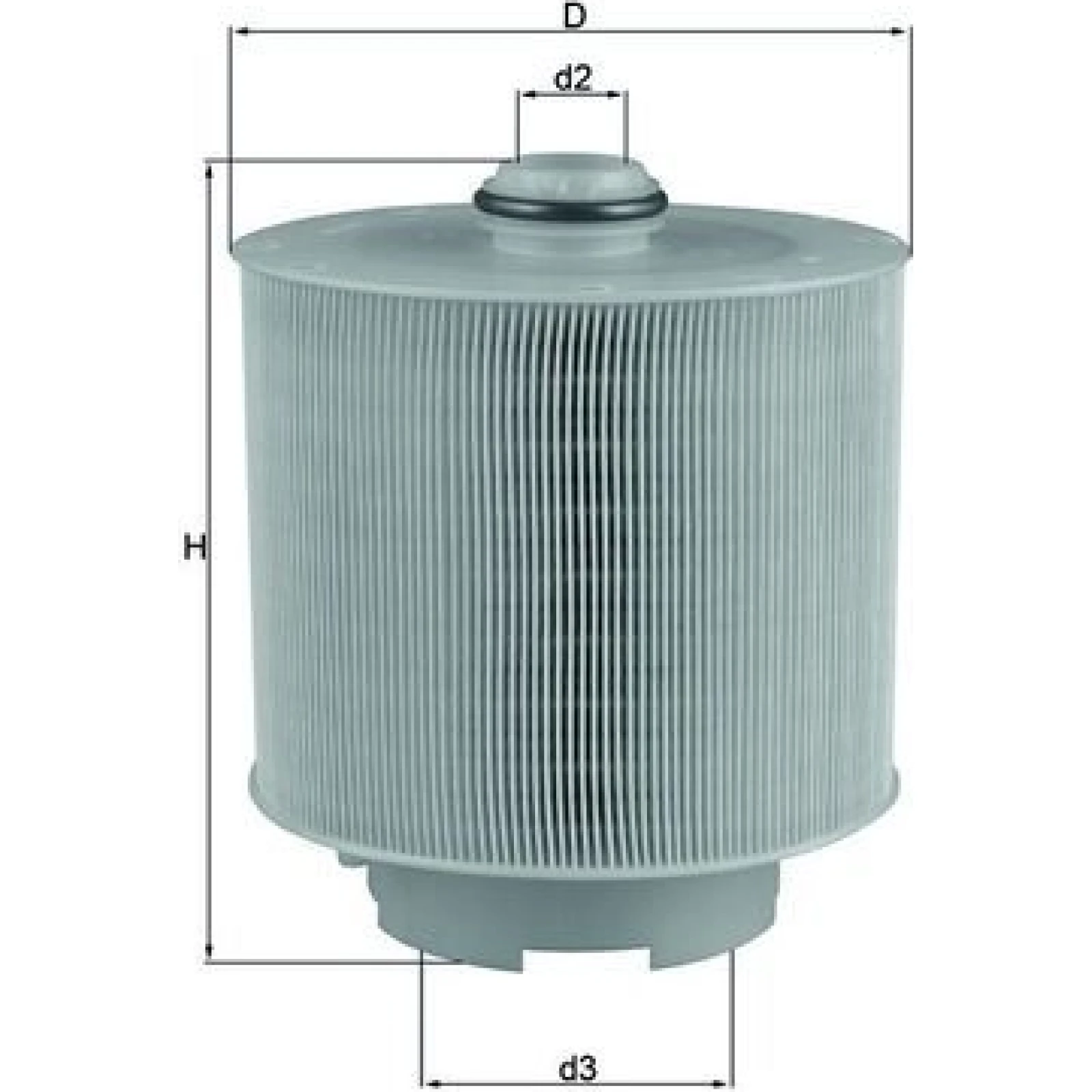 MAHLE Luftfilter LX 1006/2D