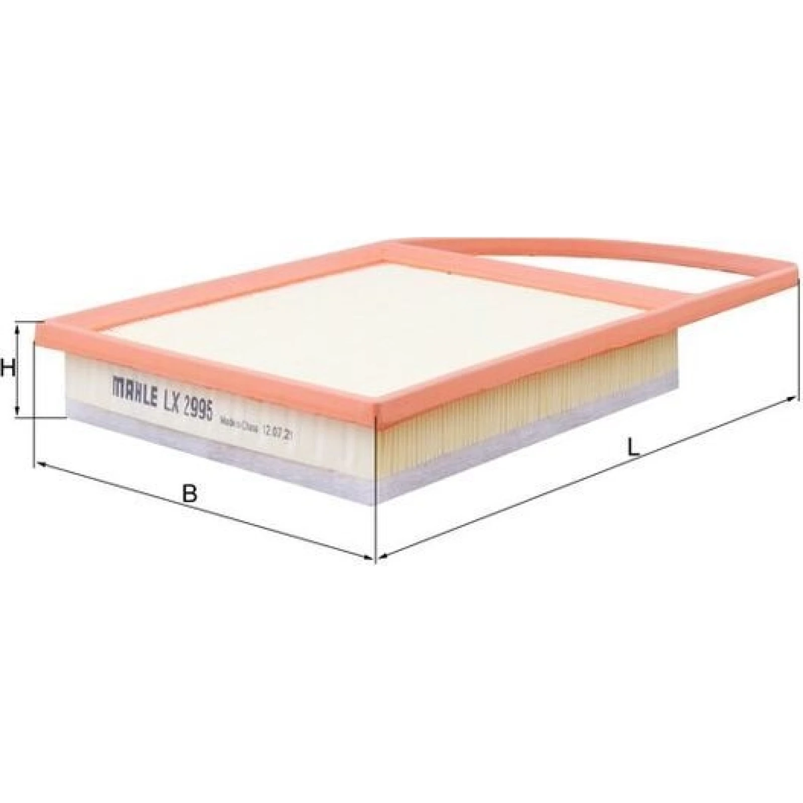 MAHLE Luftfilter LX 2995