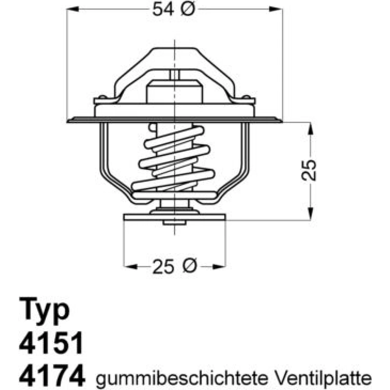 Thermostat, Kühlmittel 4174.79D