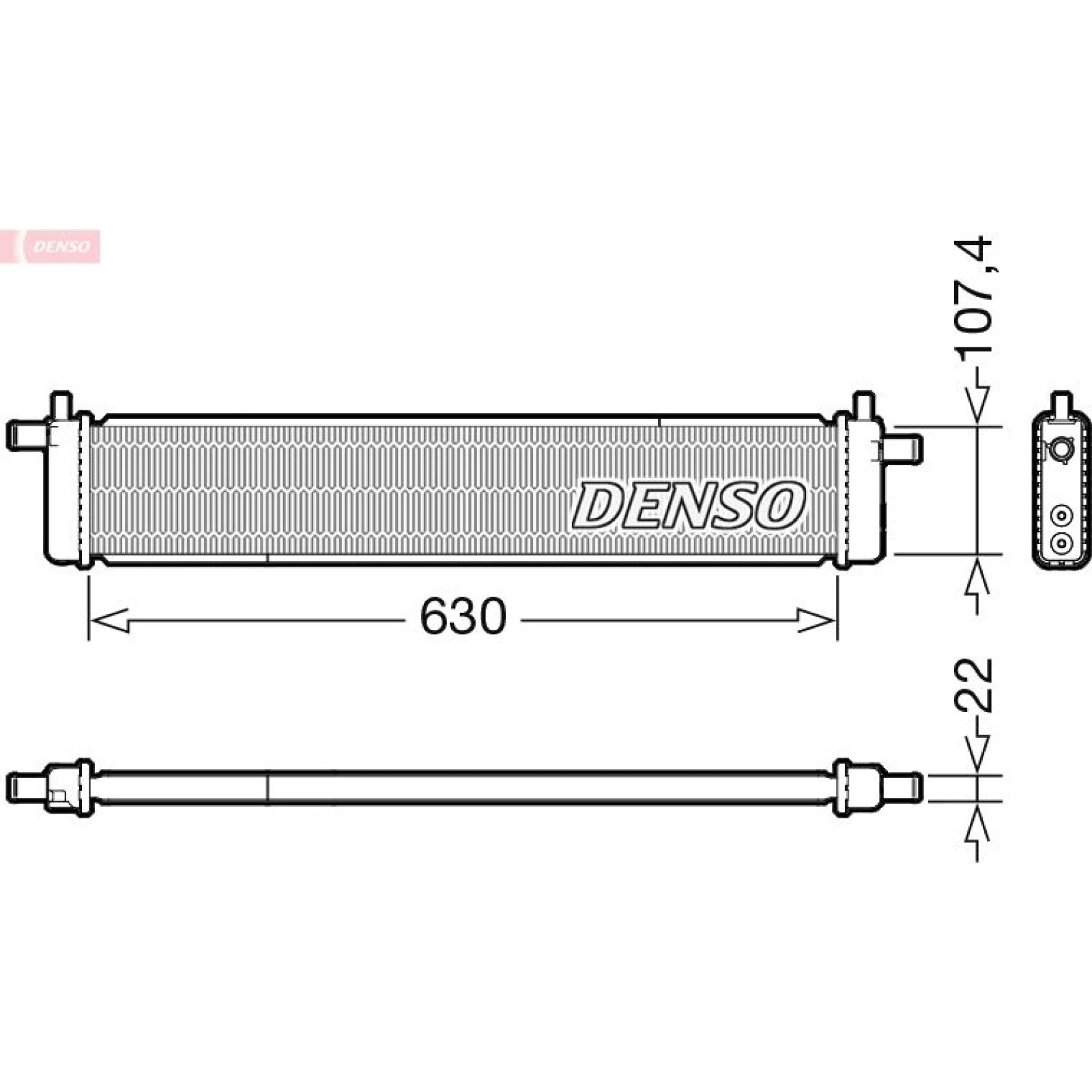 DENSO Kühler, Motorkühlung DRM51013