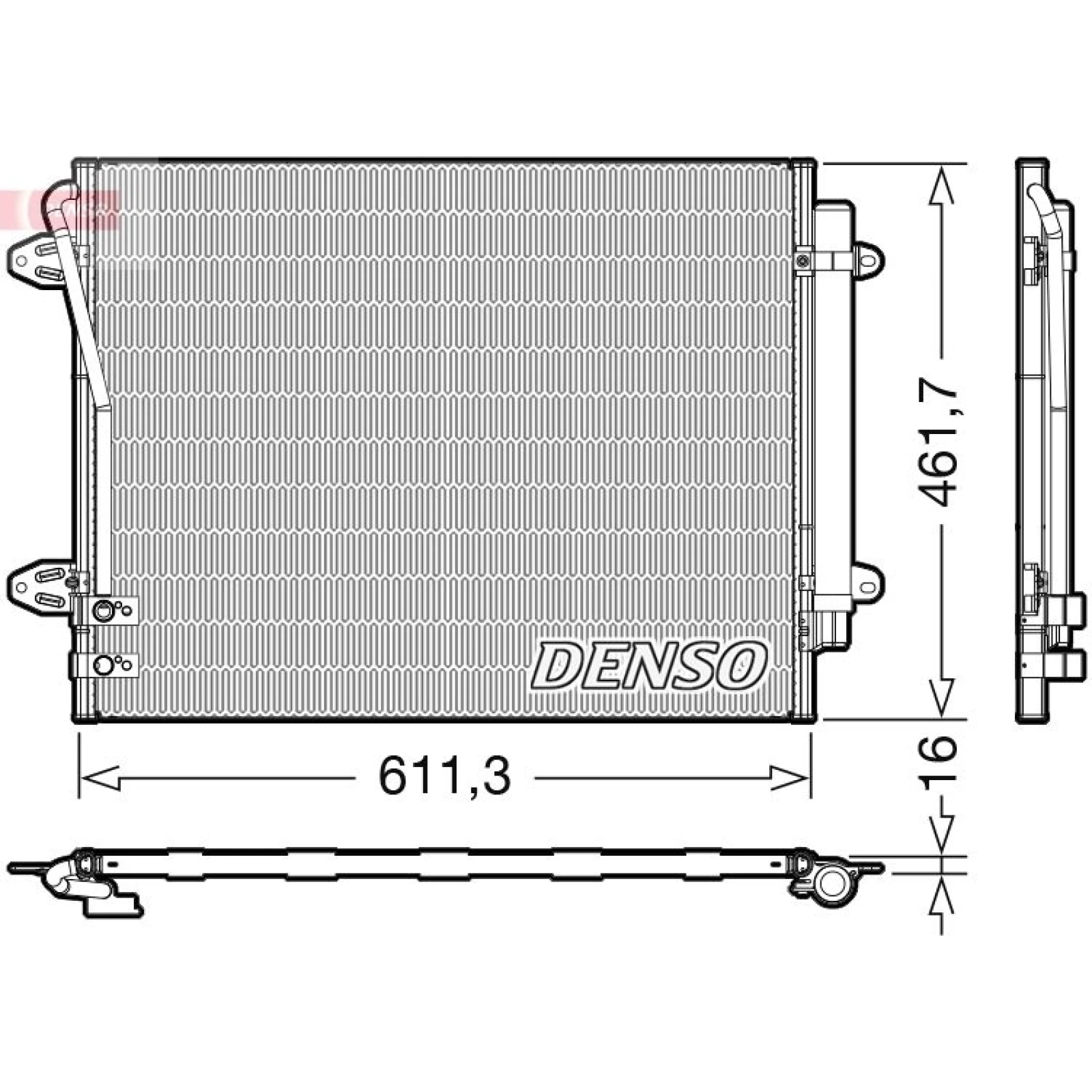 DENSO Klimaanlagenkühler DCN32012
