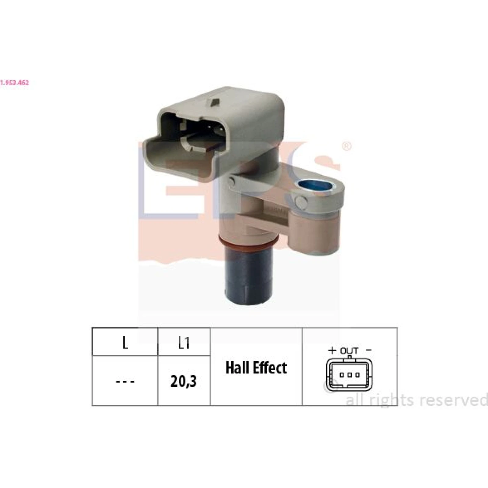 Sensor, Nockenwellenposition 1.953.462
