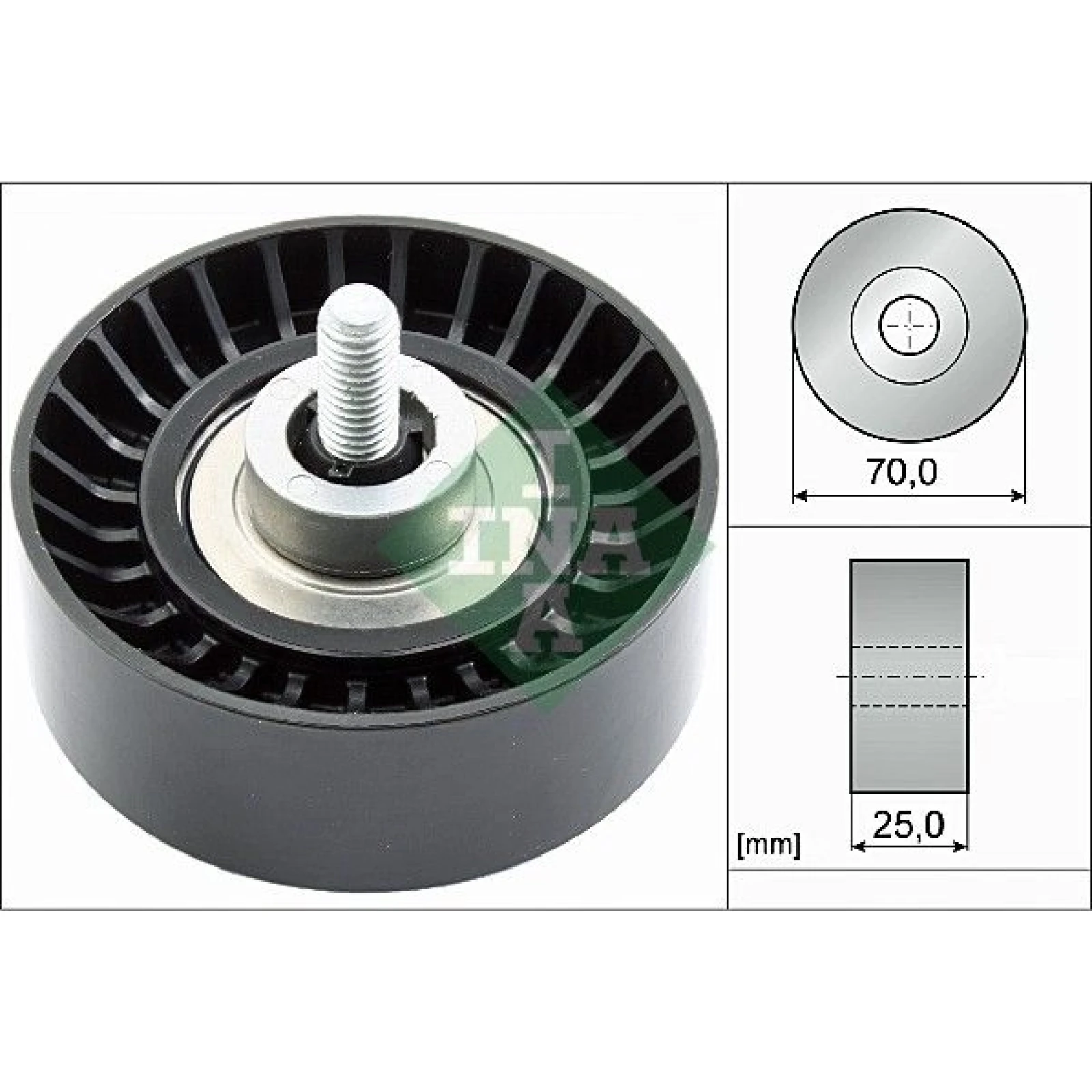 Umlenk-/Führungsrolle, Keilrippenriemen 532 0655 10