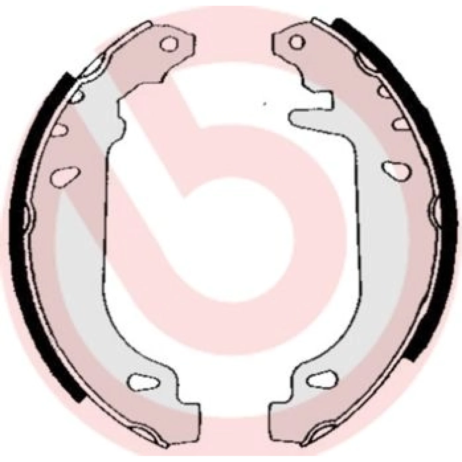 Bremsbackensatz HA S 68 520
