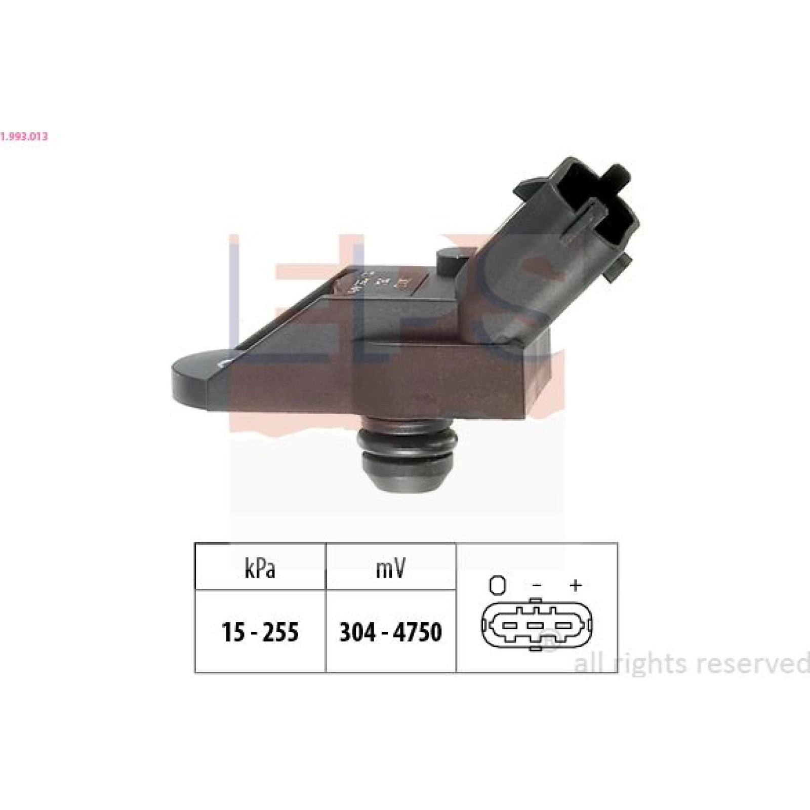 Luftdrucksensor, Saugrohrdruck 1.993.013