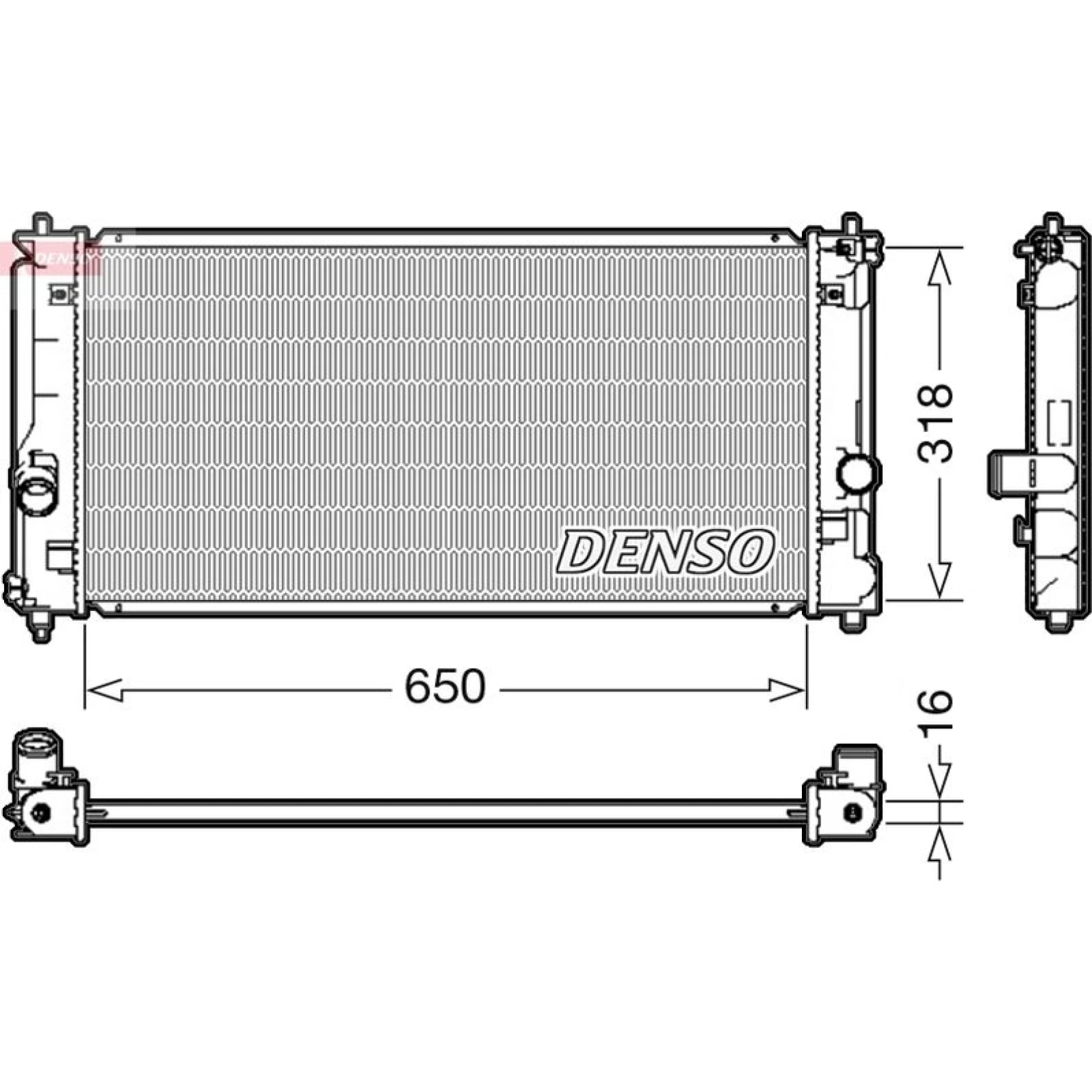 DENSO Motorkühler DRM50081