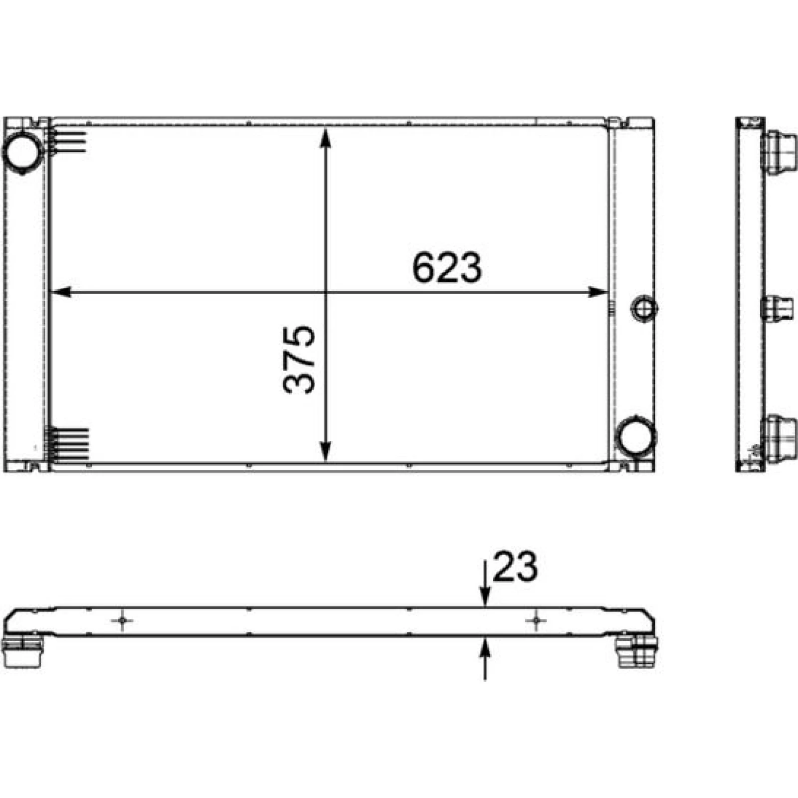 Kühler, Motorkühlung CR 1093 000P
