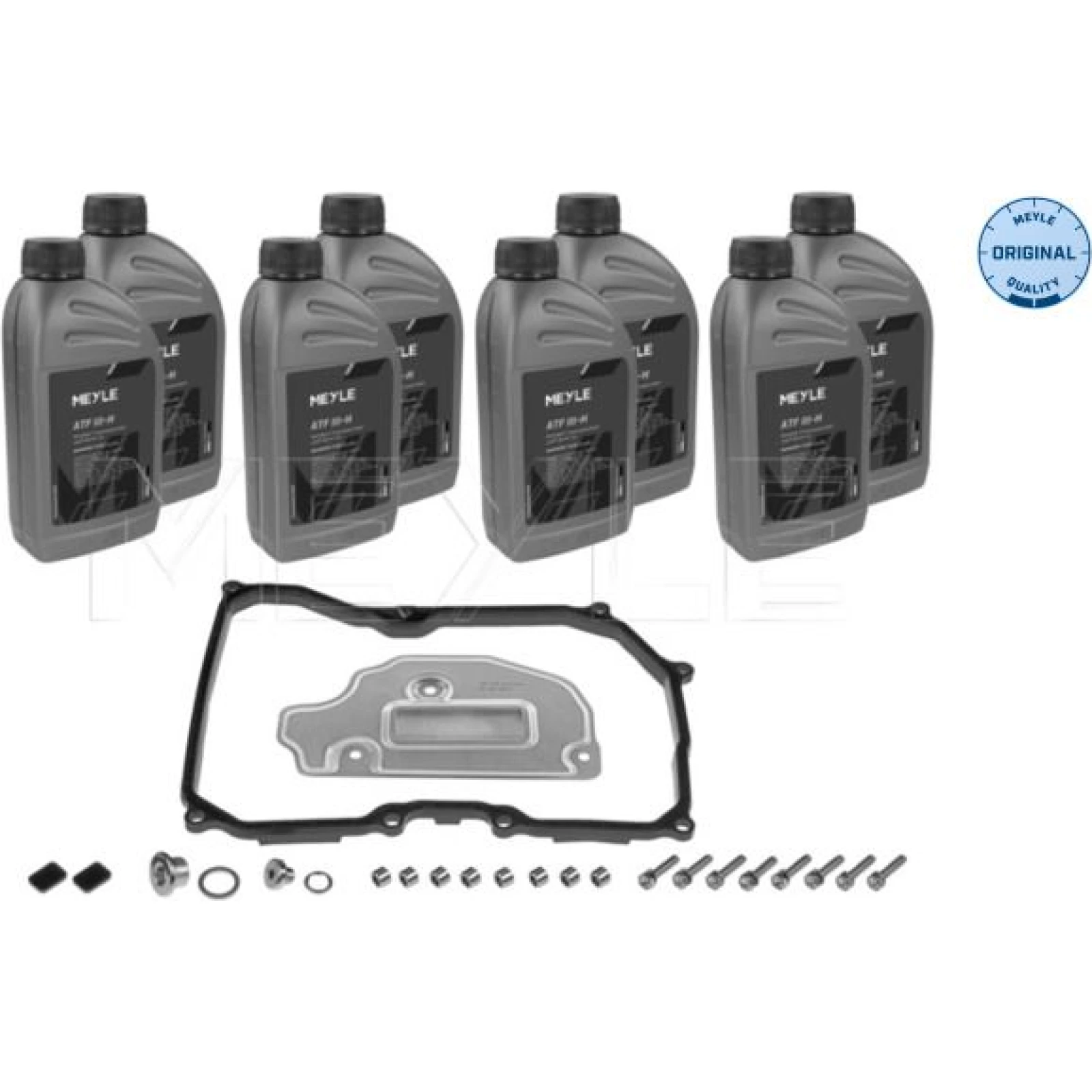 MEYLE Ölwechselkit Automatikgetriebe 100 135 0101/XK – 09G, TF-60SN, AQ250, Getriebeautomatik 6 Gang, 8 Liter, Extension-Kit (XK)
