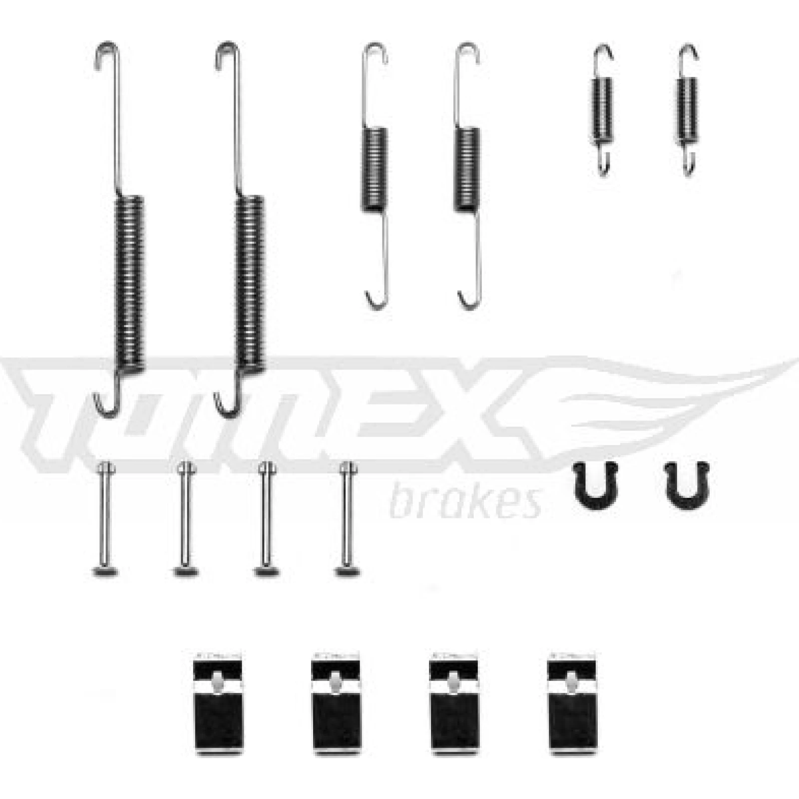 TOMEX brakes Zubehörsatz, Bremsbacken TX 40-17