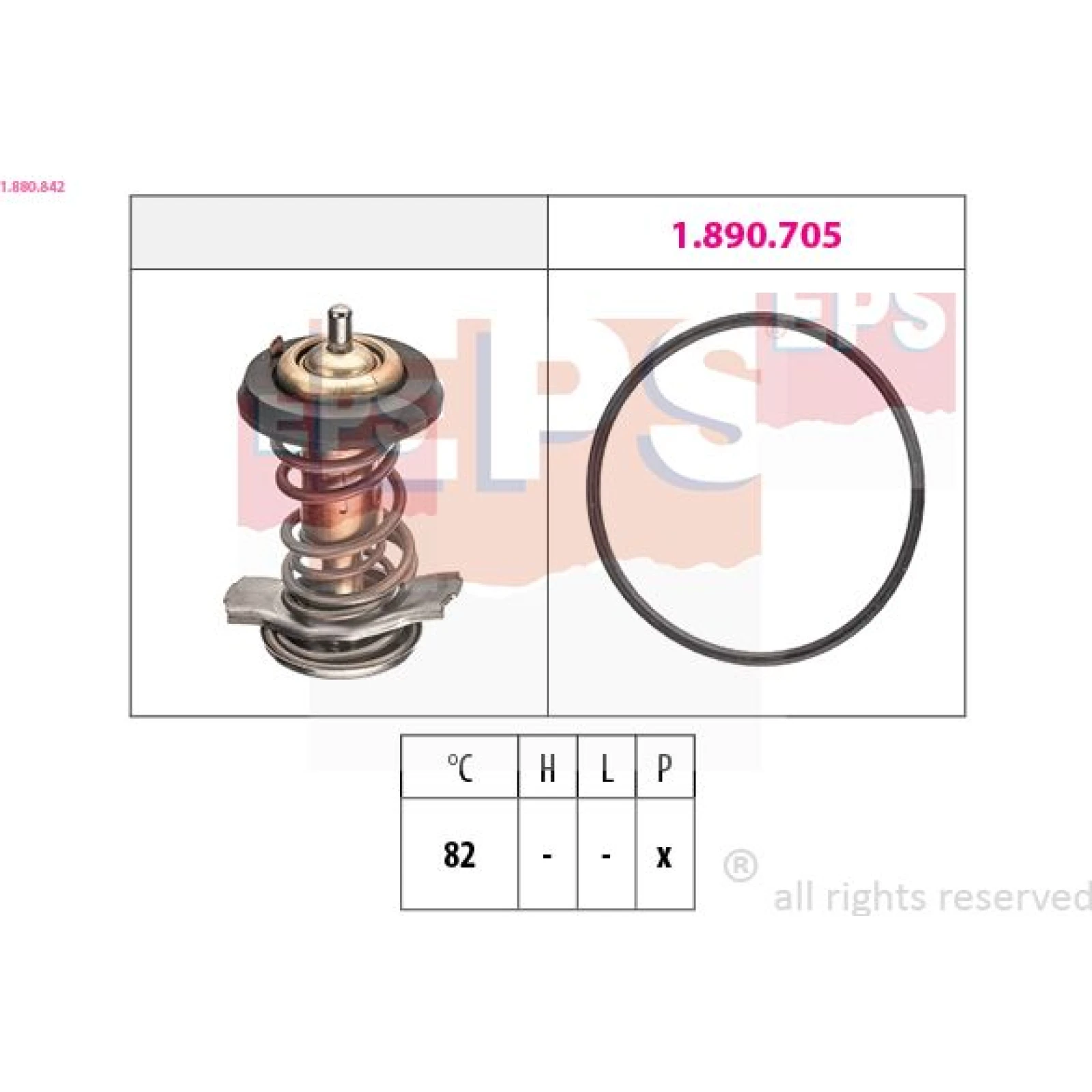 Thermostat, Kühlmittel 1.880.842