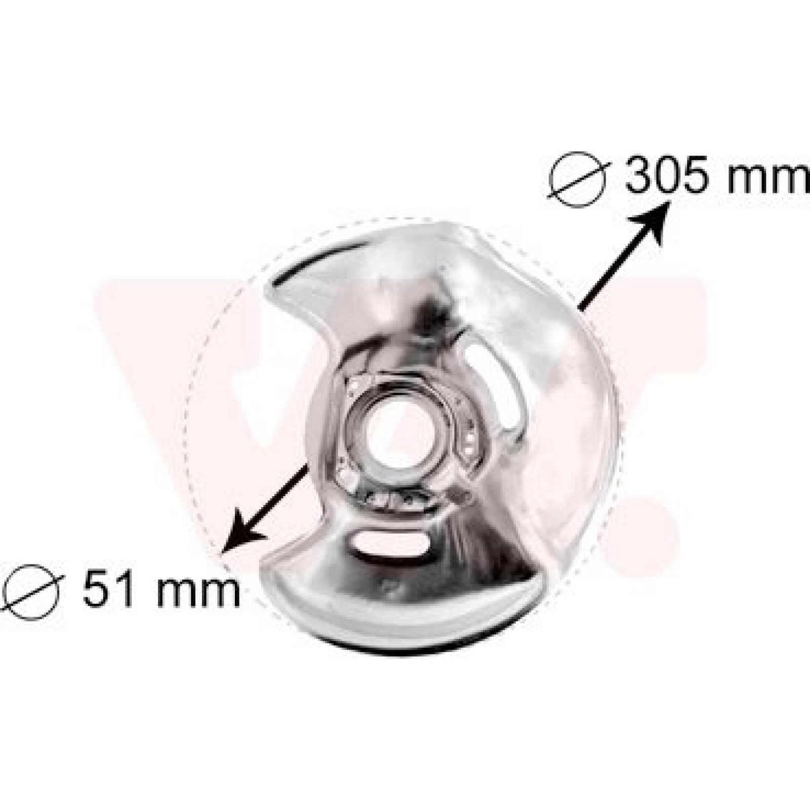 VAN WEZEL Spritzblech, Bremsscheibe 3024371