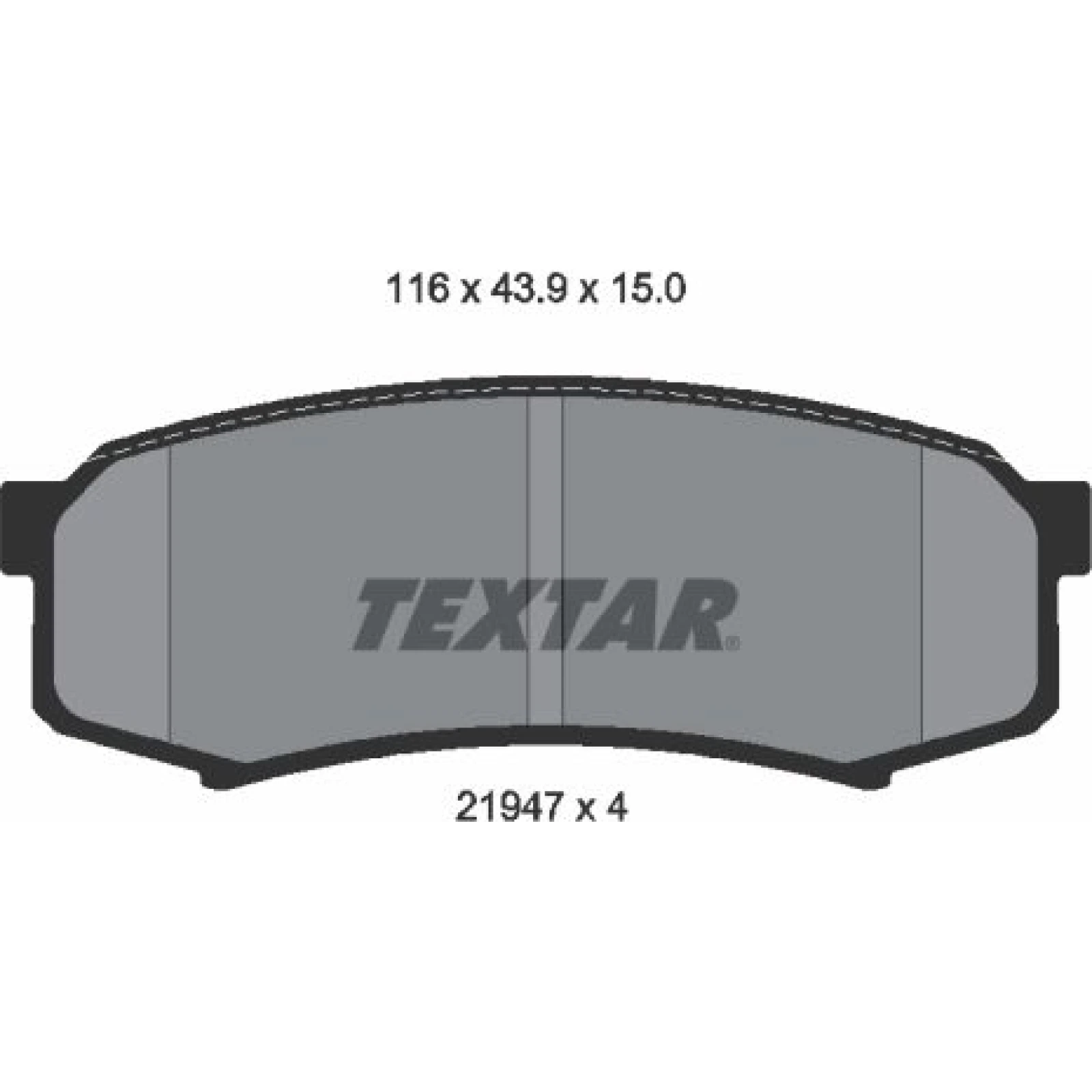 Bremsbelagsatz Toyota T. Landcruiser 03-/Pajero 03 2194701