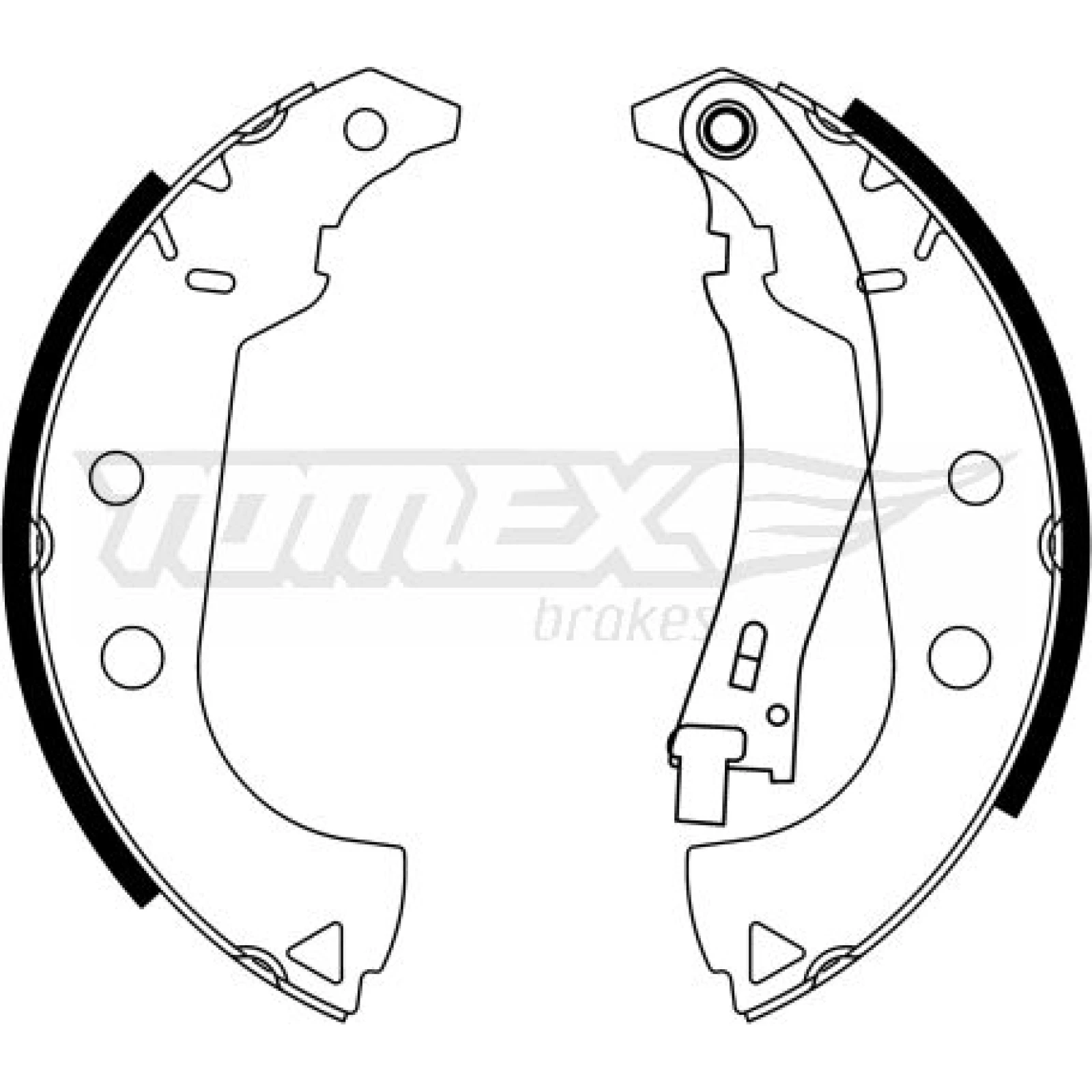 TOMEX brakes Bremsbackensatz TX 23-15