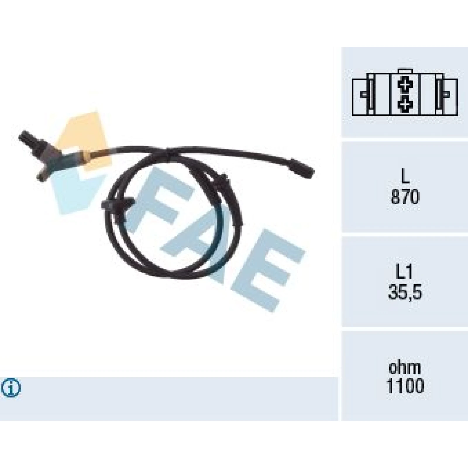 FAE Sensor, Raddrehzahl 78015