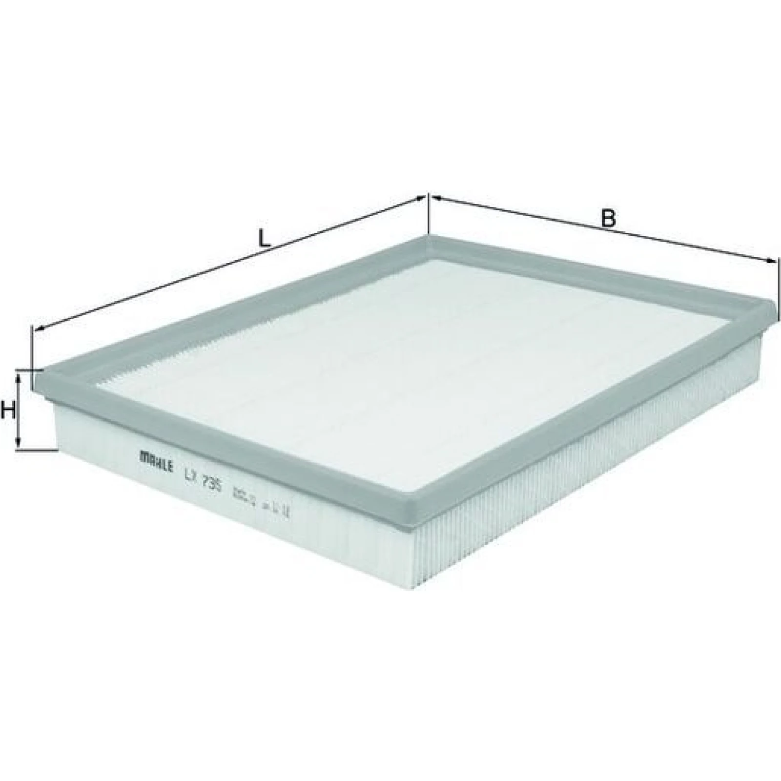 MAHLE Luftfilter LX 735