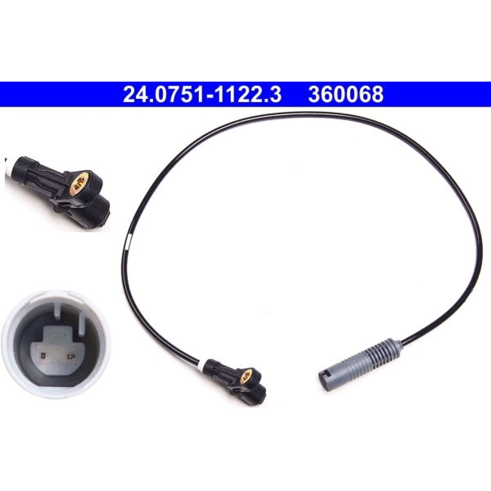 ATE ABS Sensor 24.0751-1122.3