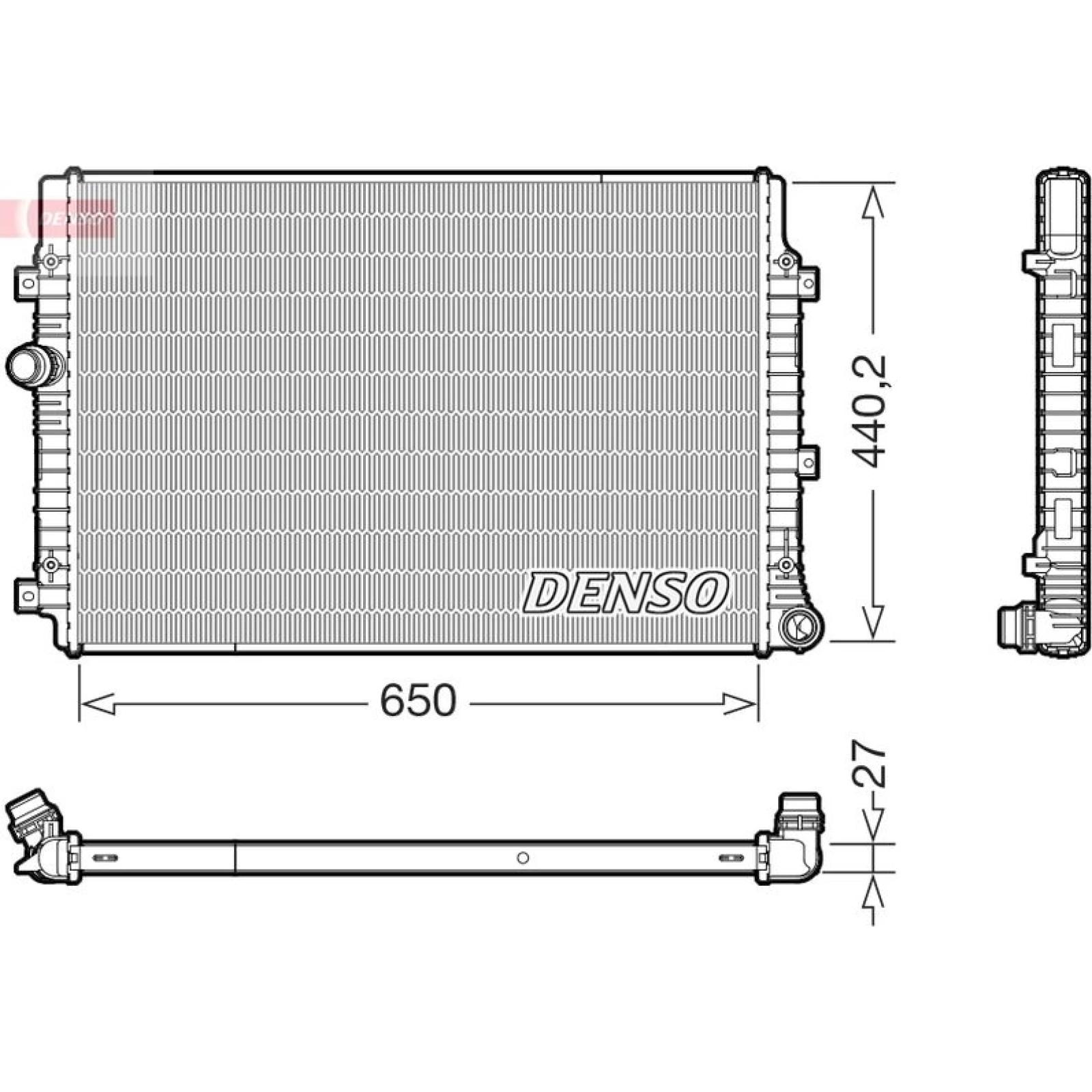 DENSO Kühler, Motorkühlung DRM32059