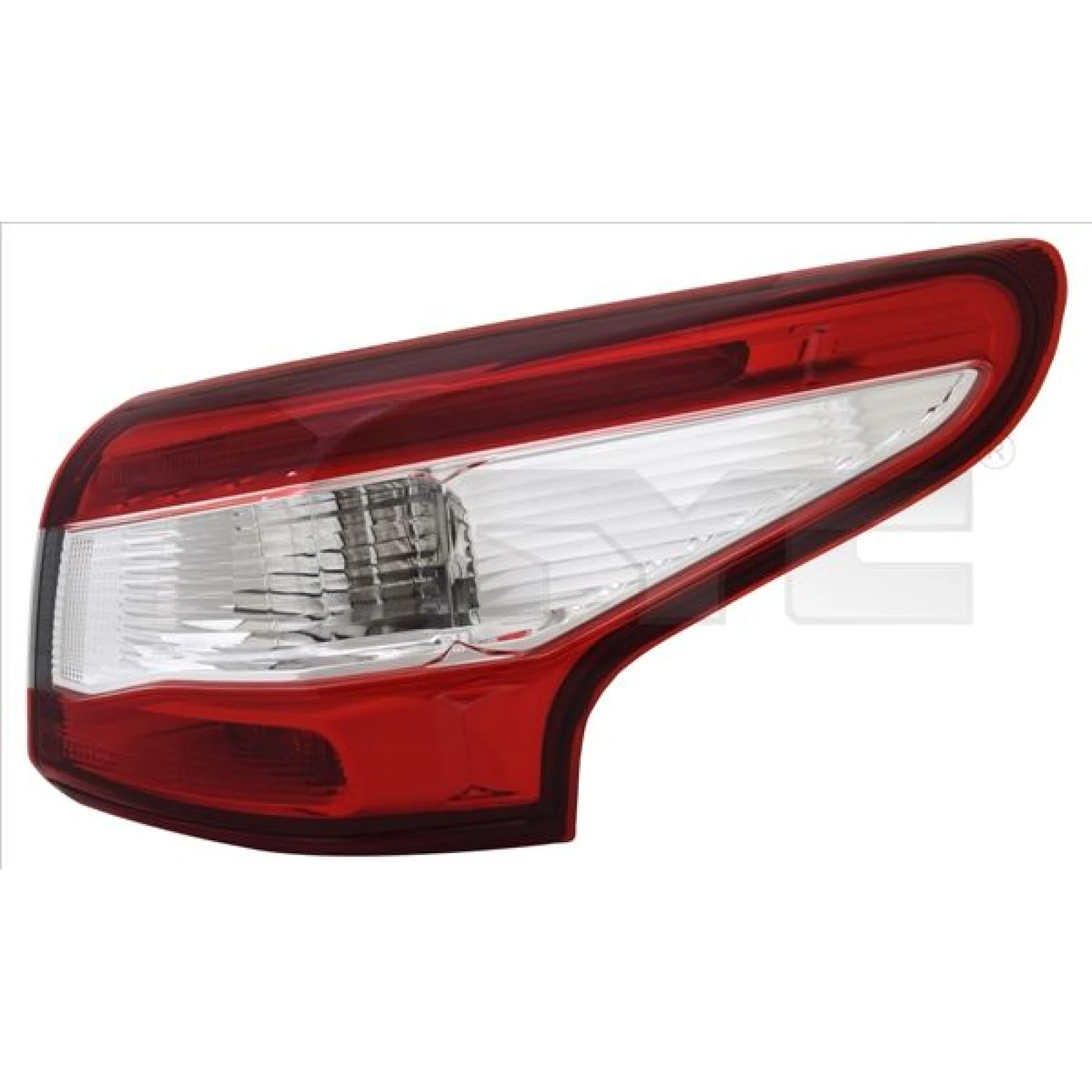 TYC Heckleuchte außen links LED ohne Lampenträger, rot/weiß 11-14562-06-2 OE Nummer 26555-4EA0A - l