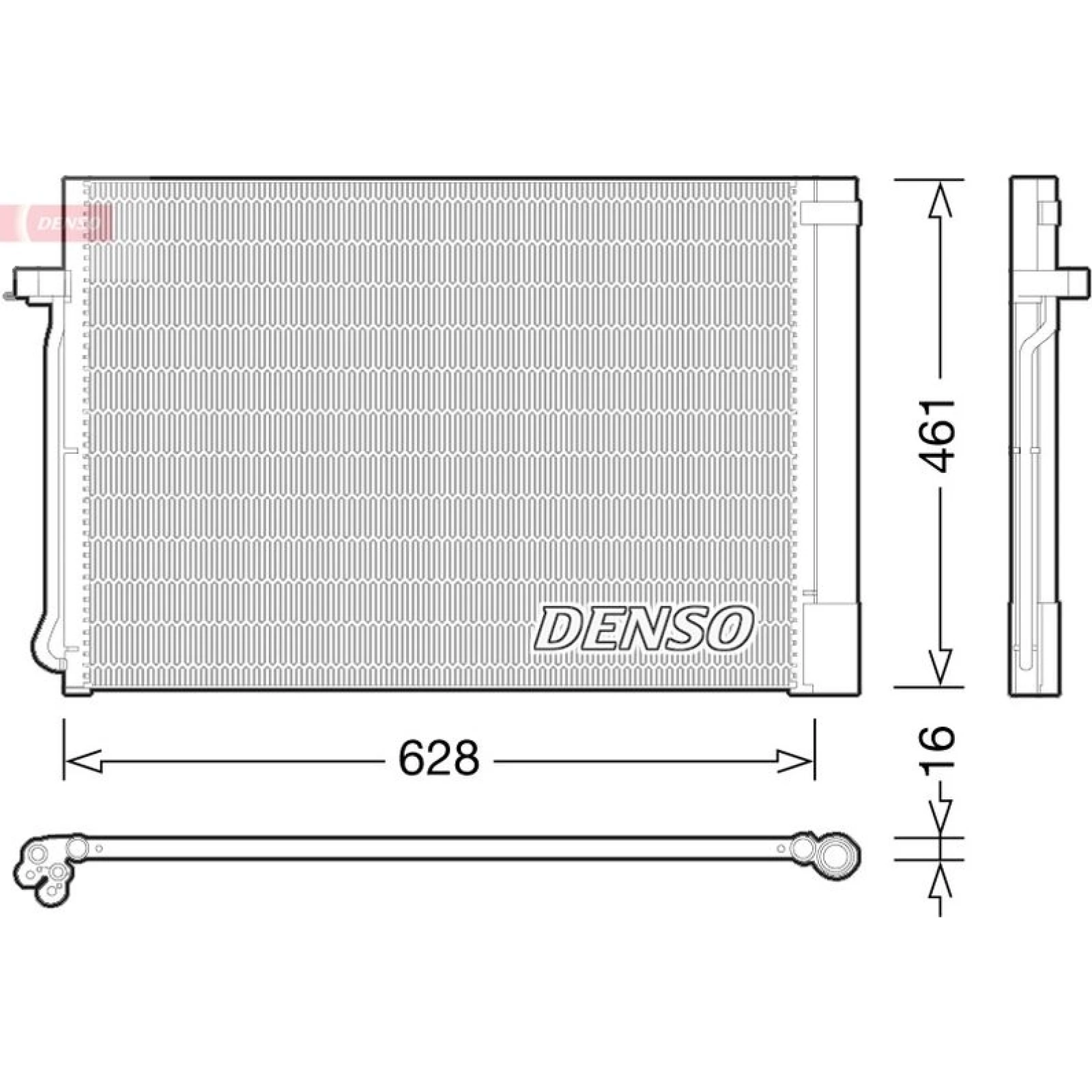 DENSO Klimaanlagenkühler DCN05013