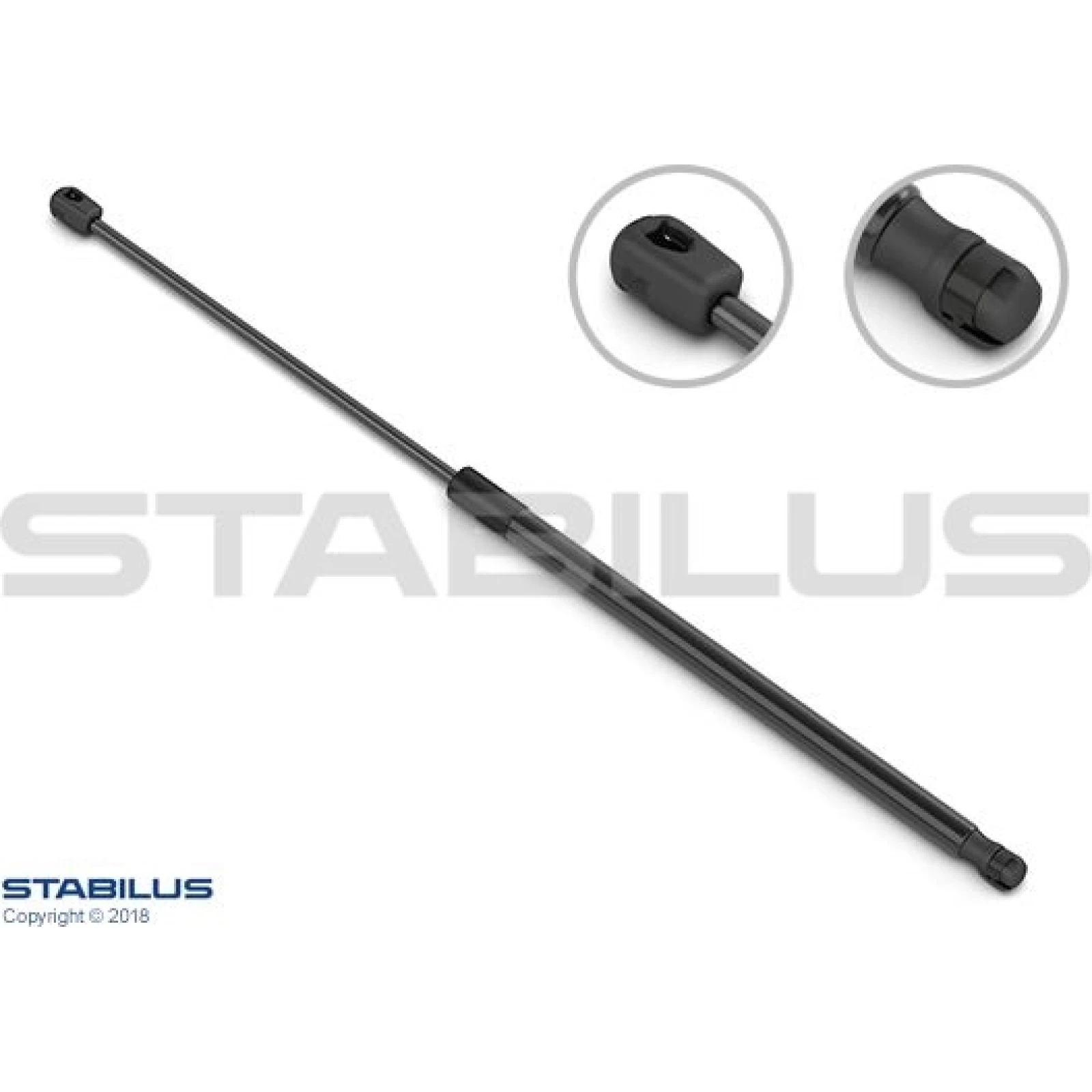 Gasfeder, Hinten L 537,5 245N 86314