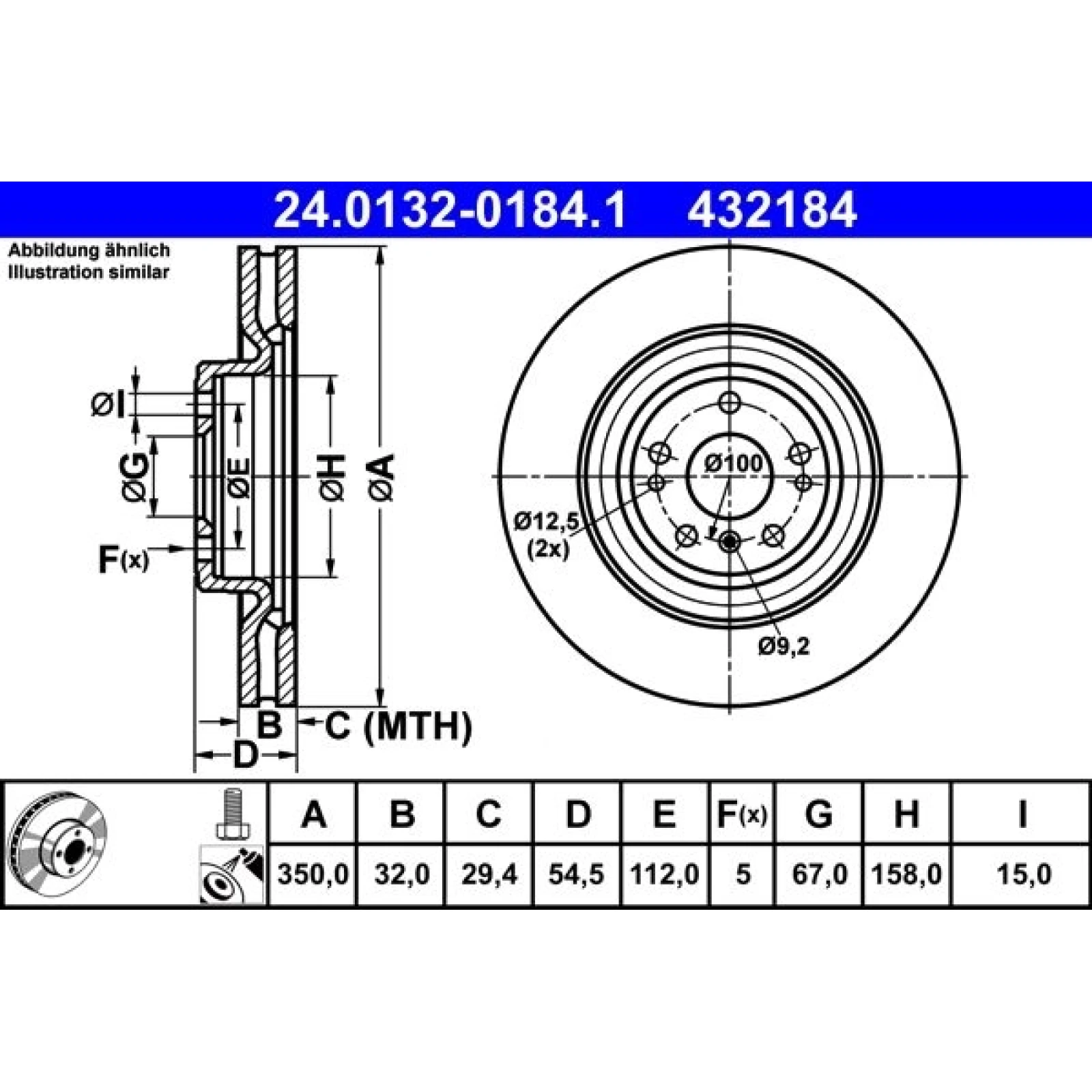 Bremsscheibe 24.0132-0184.1