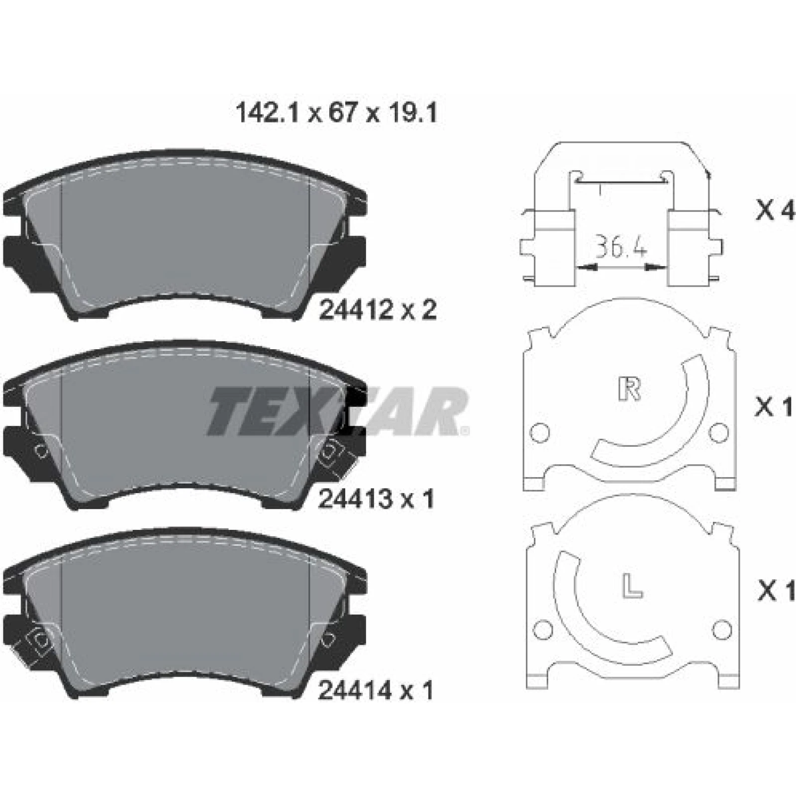 Bremsbelagsatz Opel P. Insignia 08- 2.0Cdti/Turbo/Zafira C 11 2441201