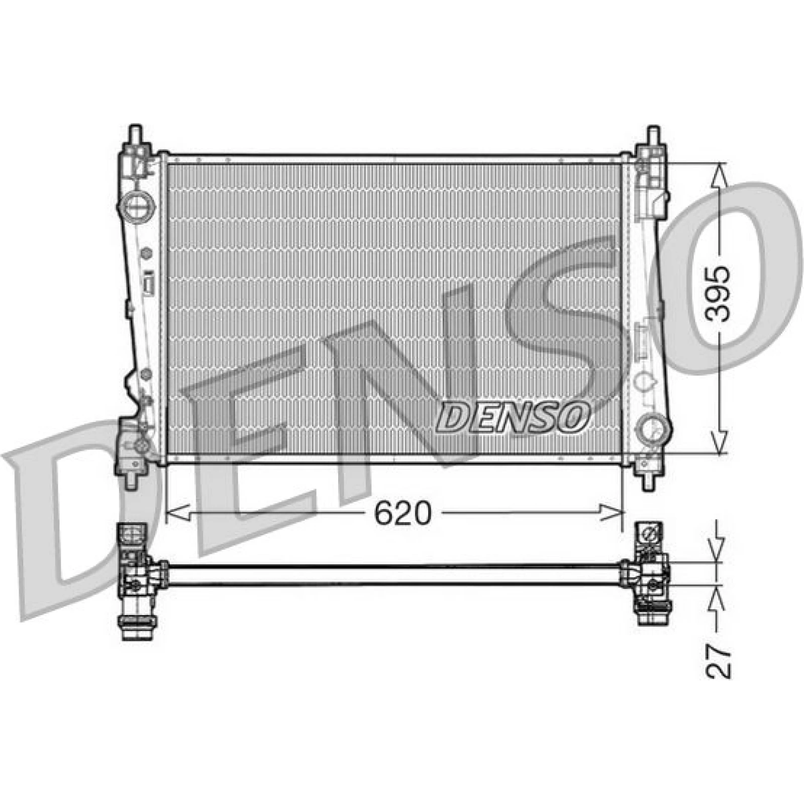 DENSO Motorkühler DRM13015