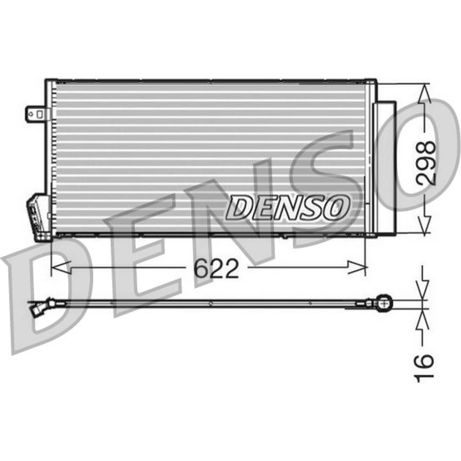 DENSO Klimaanlagenkühler DCN09018