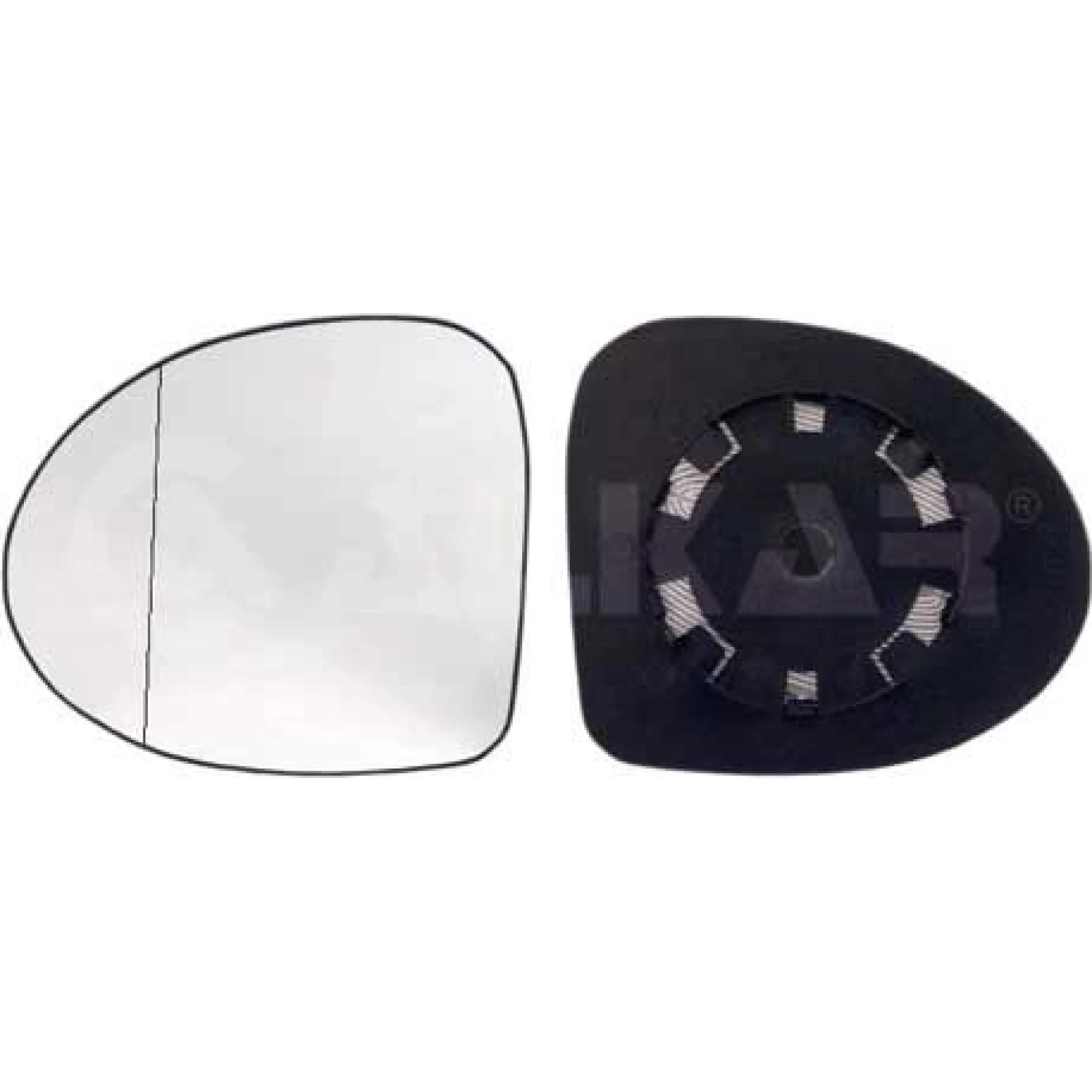Alkar Außenspiegelglas ALK6451171 - Außenspiegel