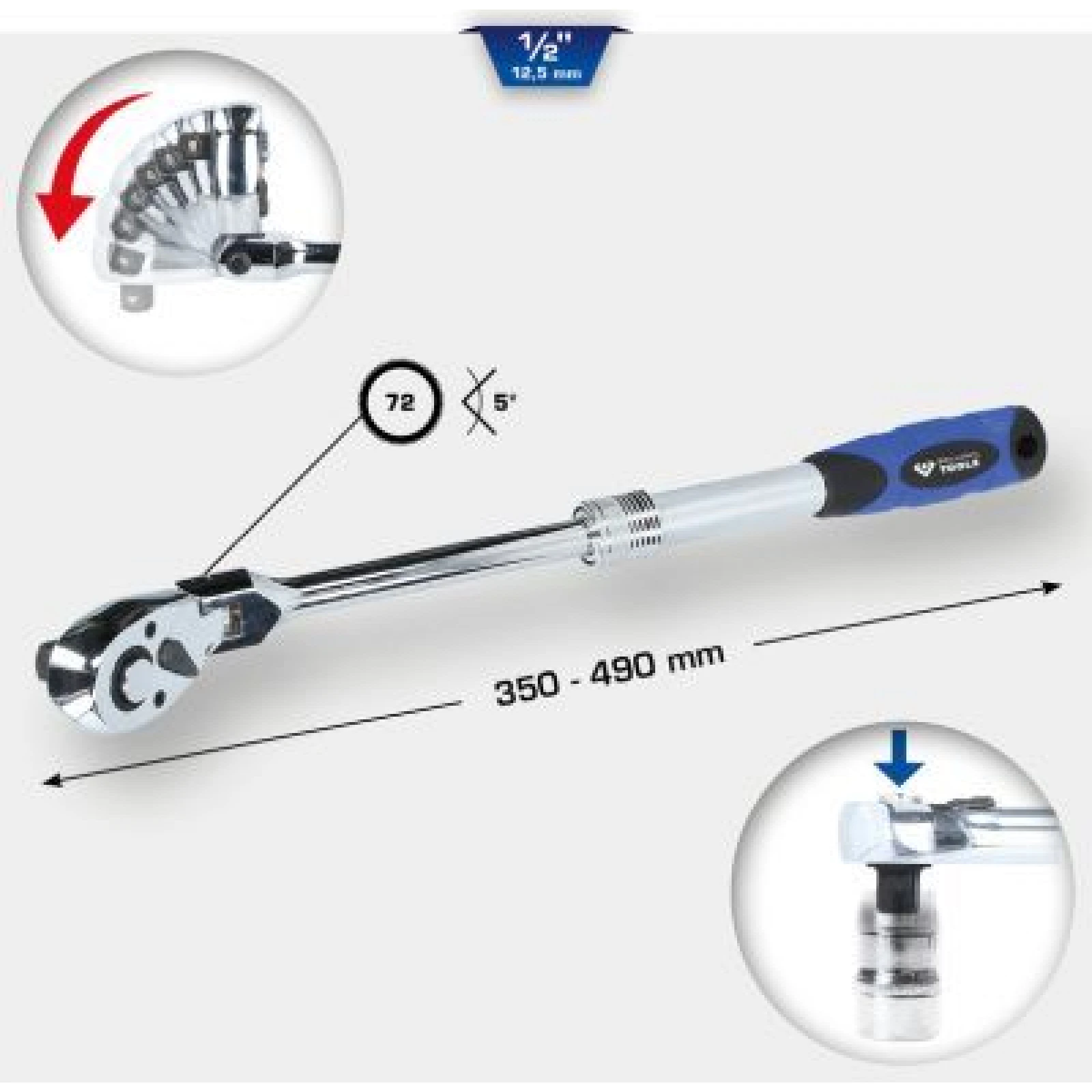 KS TOOLS Umschaltknarre BT022993
