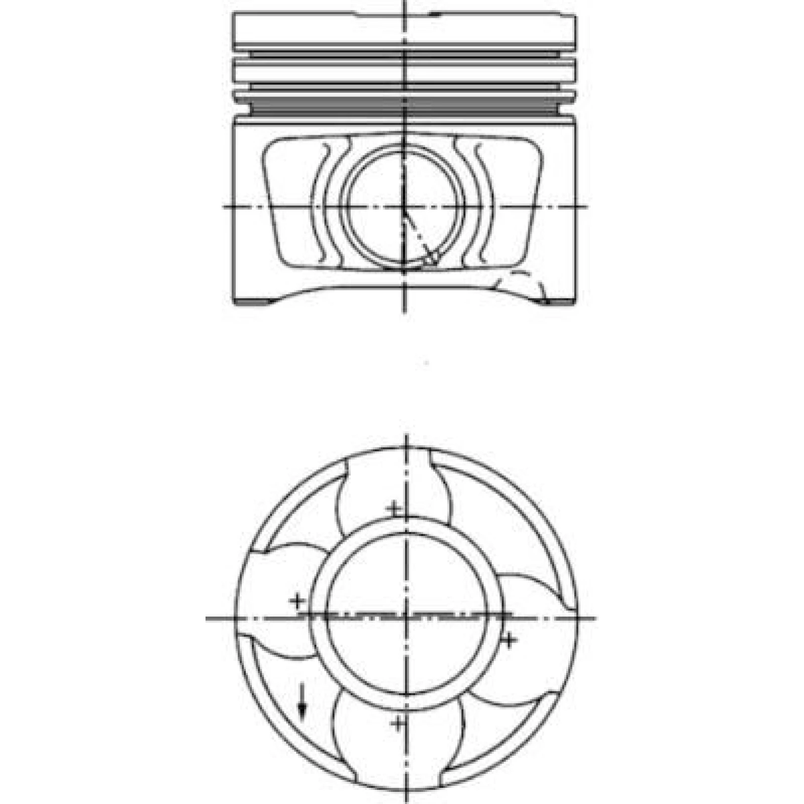 Kolben 40356600