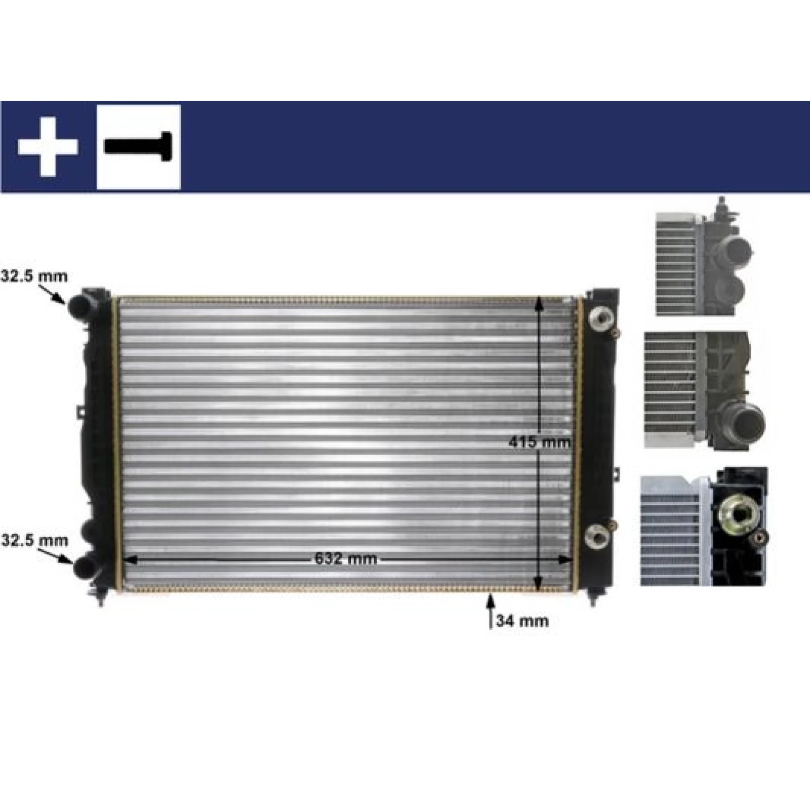 Kühler, Motorkühlung CR 132 000S