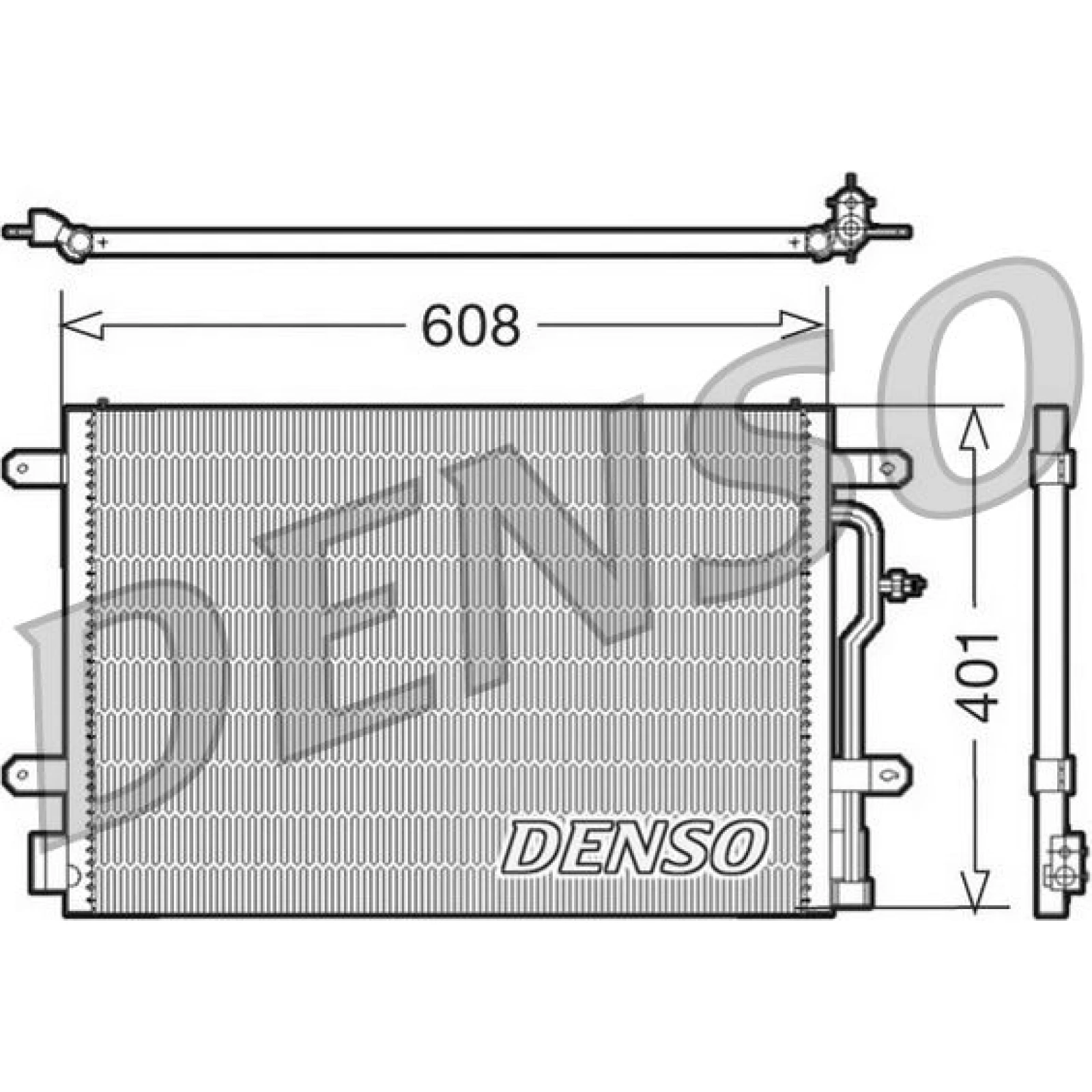 DENSO Klimaanlagenkühler DCN02012